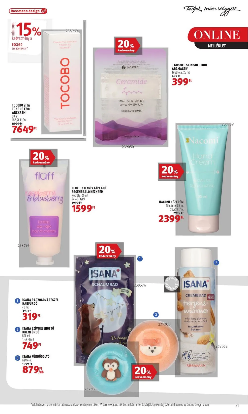 Rossmann akciós újság Parfumeria 01.01–01.12 – 23. oldal