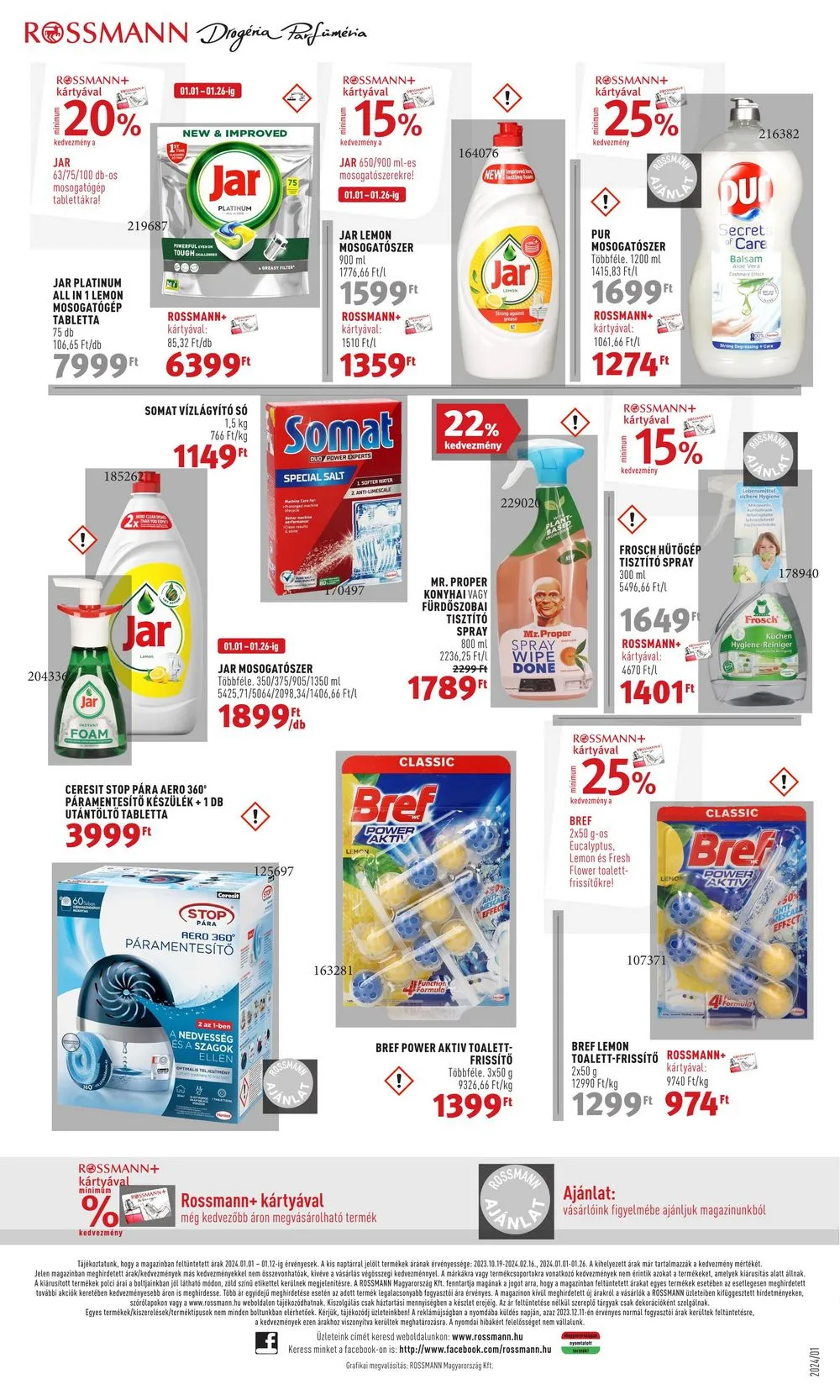Rossmann akciós újság Parfumeria 01.01–01.12 – 26. oldal