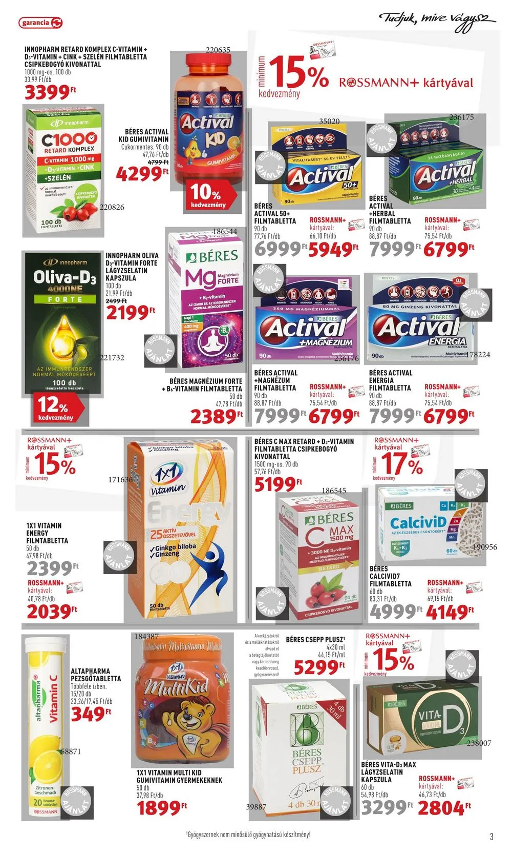 Rossmann akciós újság Parfumeria 01.01–01.12 – 3. oldal