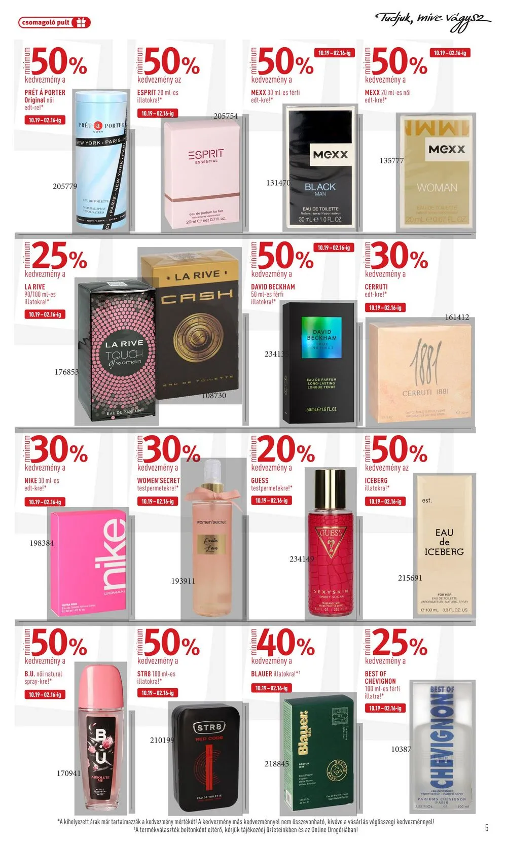 Rossmann akciós újság Parfumeria 01.01–01.12 – 5. oldal