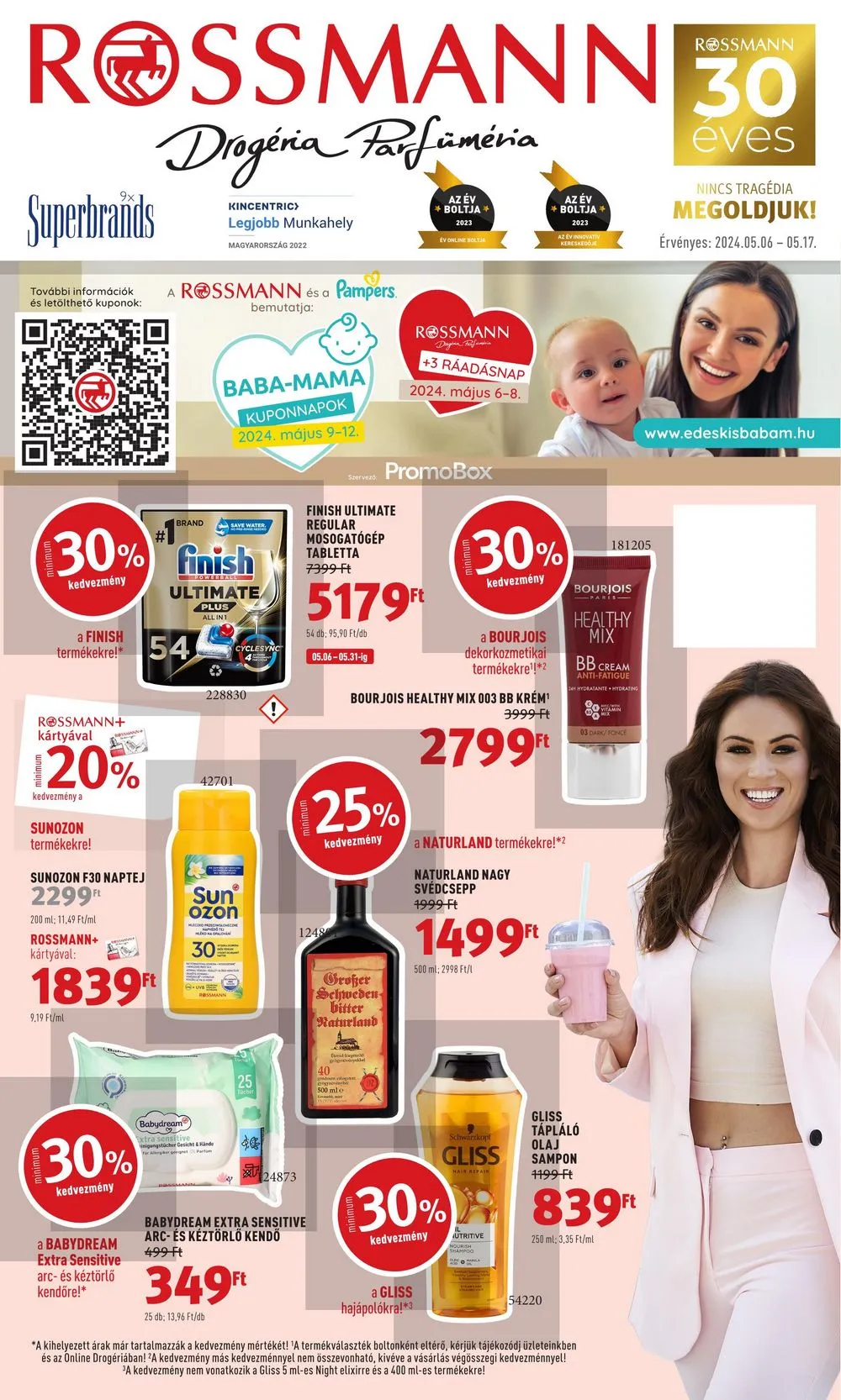 Rossmann akciós újság Parfumeria 05.06–05.17