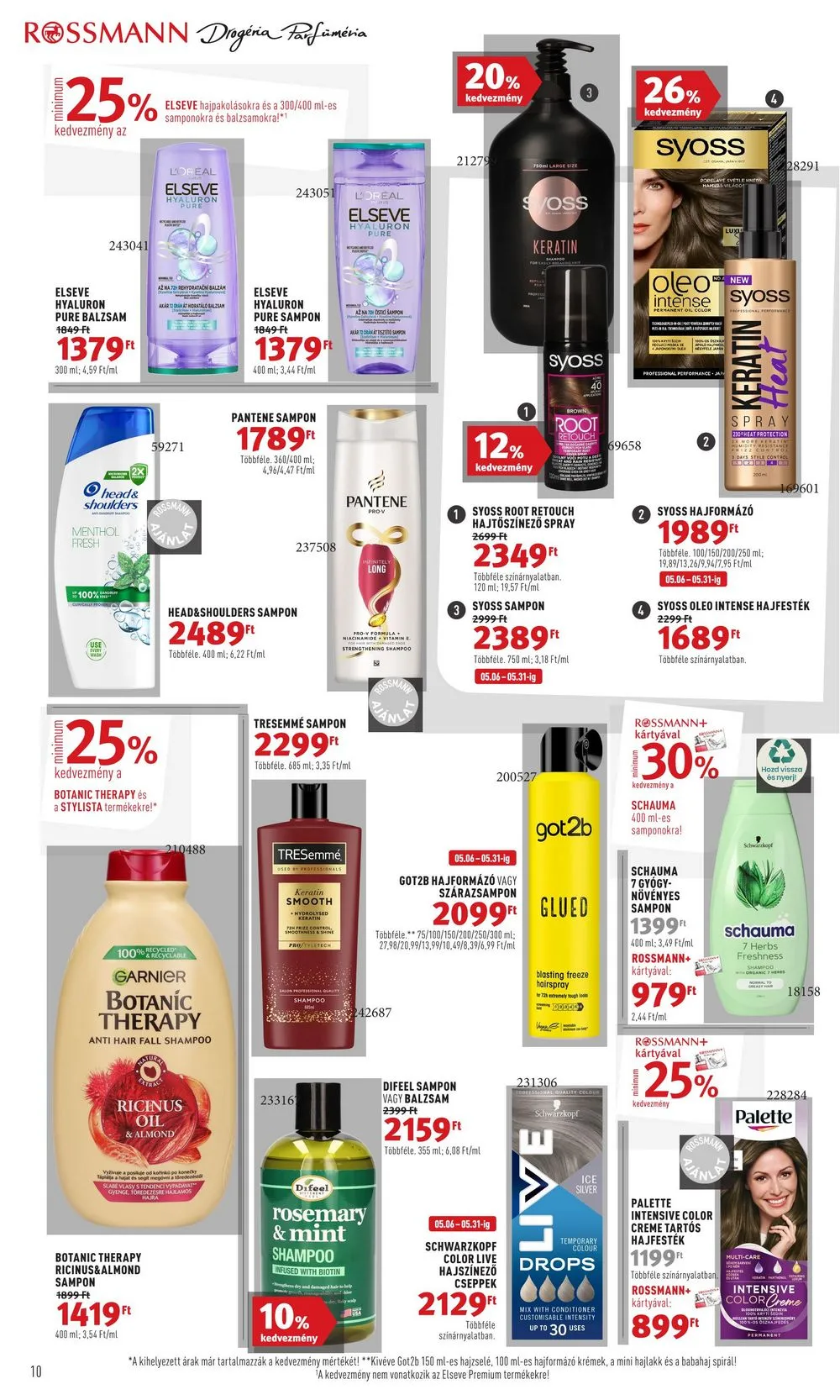 Rossmann akciós újság Parfumeria 05.06–05.17 – 10. oldal