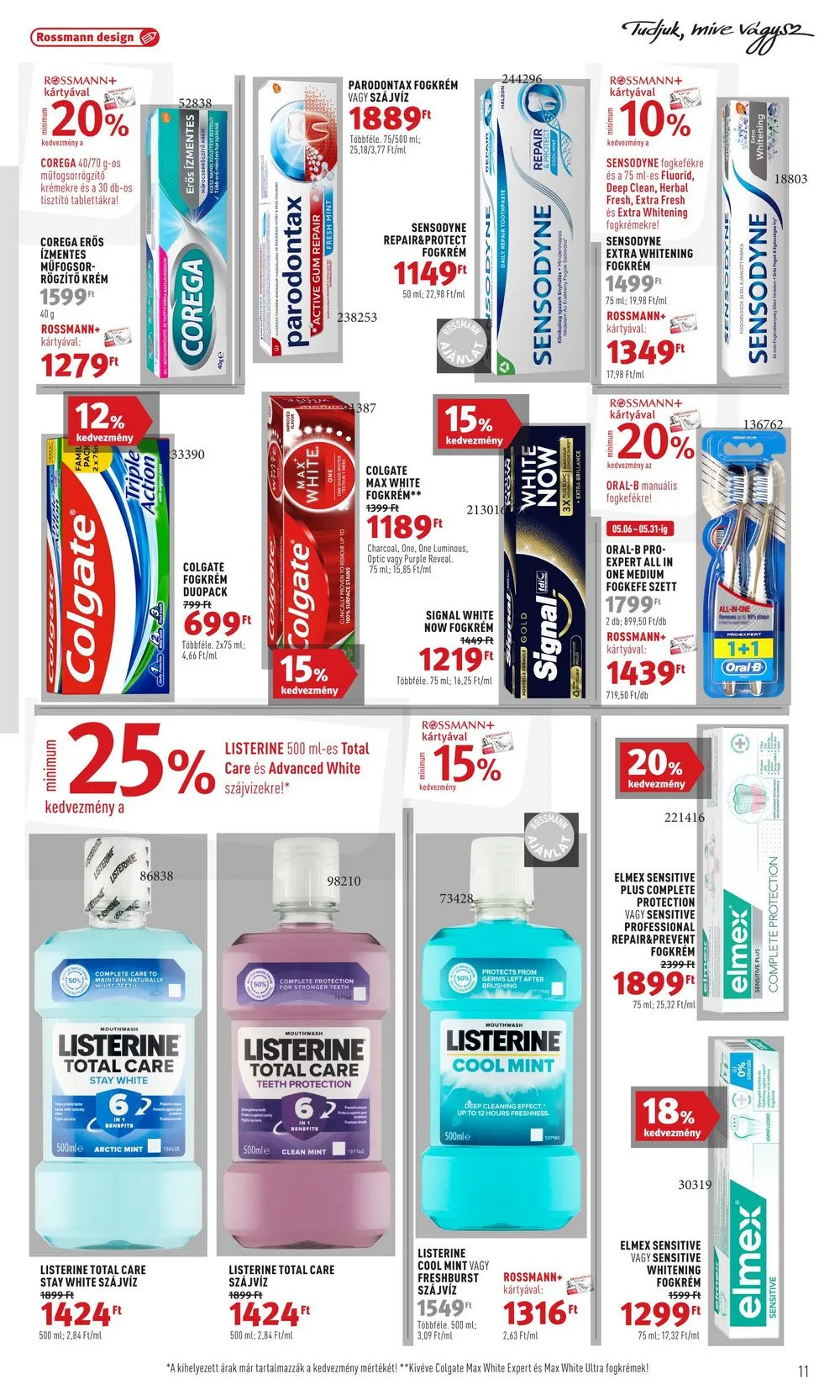 Rossmann akciós újság Parfumeria 05.06–05.17 – 11. oldal