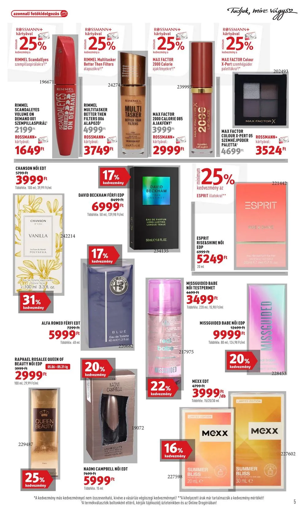 Rossmann akciós újság Parfumeria 05.06–05.17 – 5. oldal