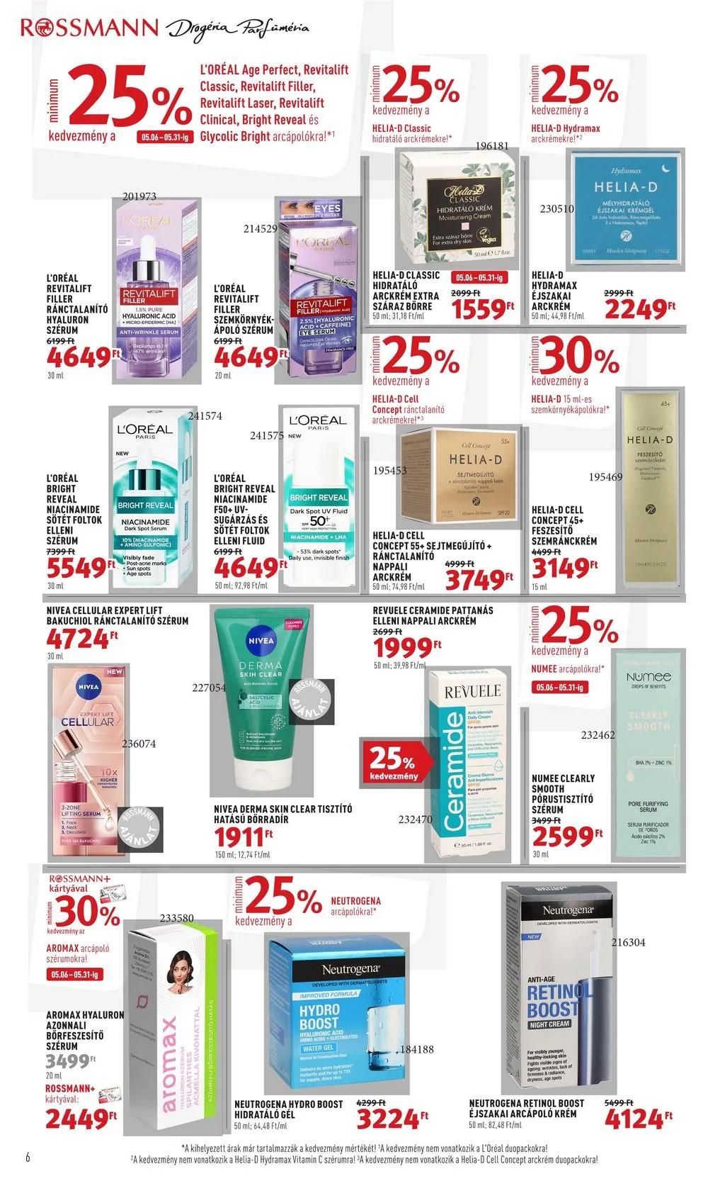 Rossmann akciós újság Parfumeria 05.06–05.17 – 6. oldal