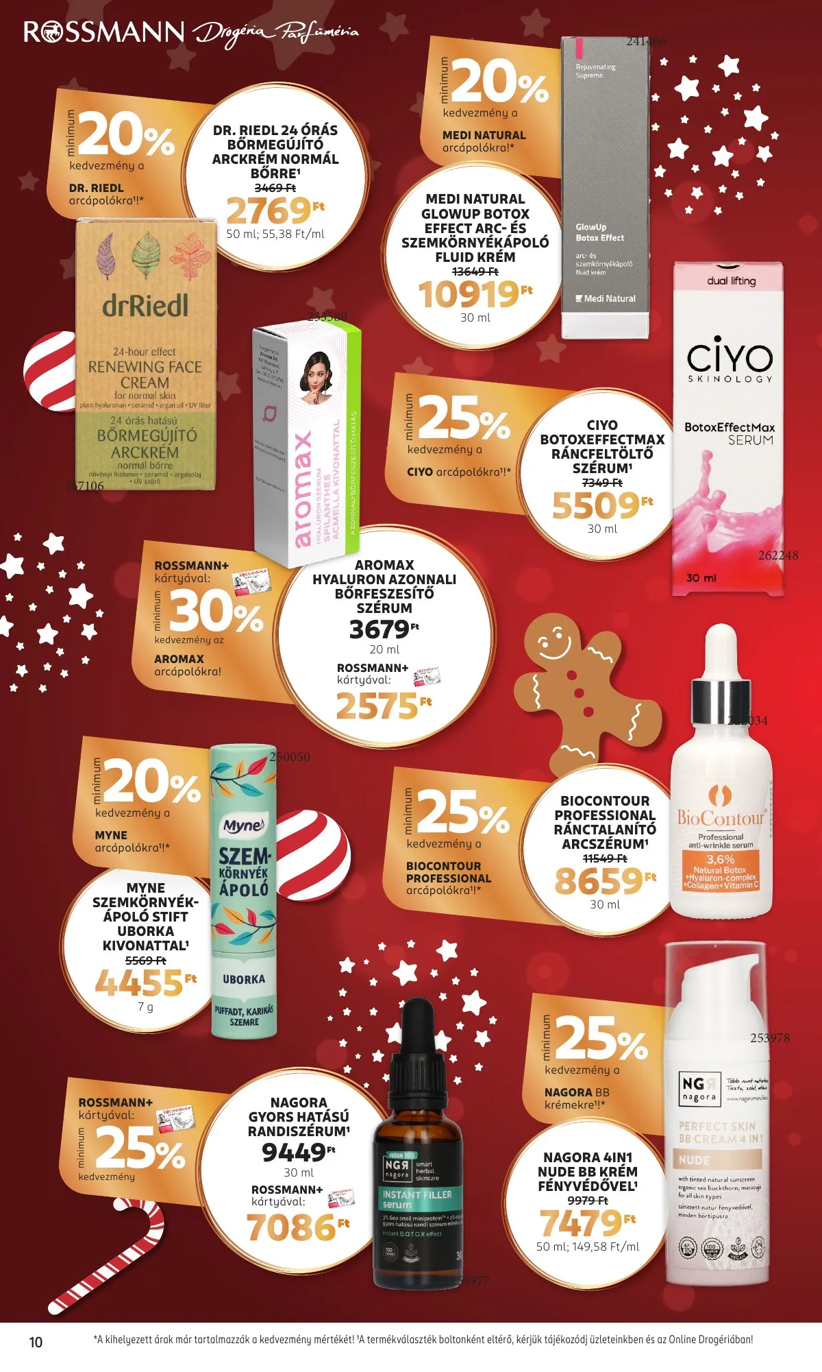 Rossmann akciós újság Parfumeria 11.03–12.28 – 10. oldal