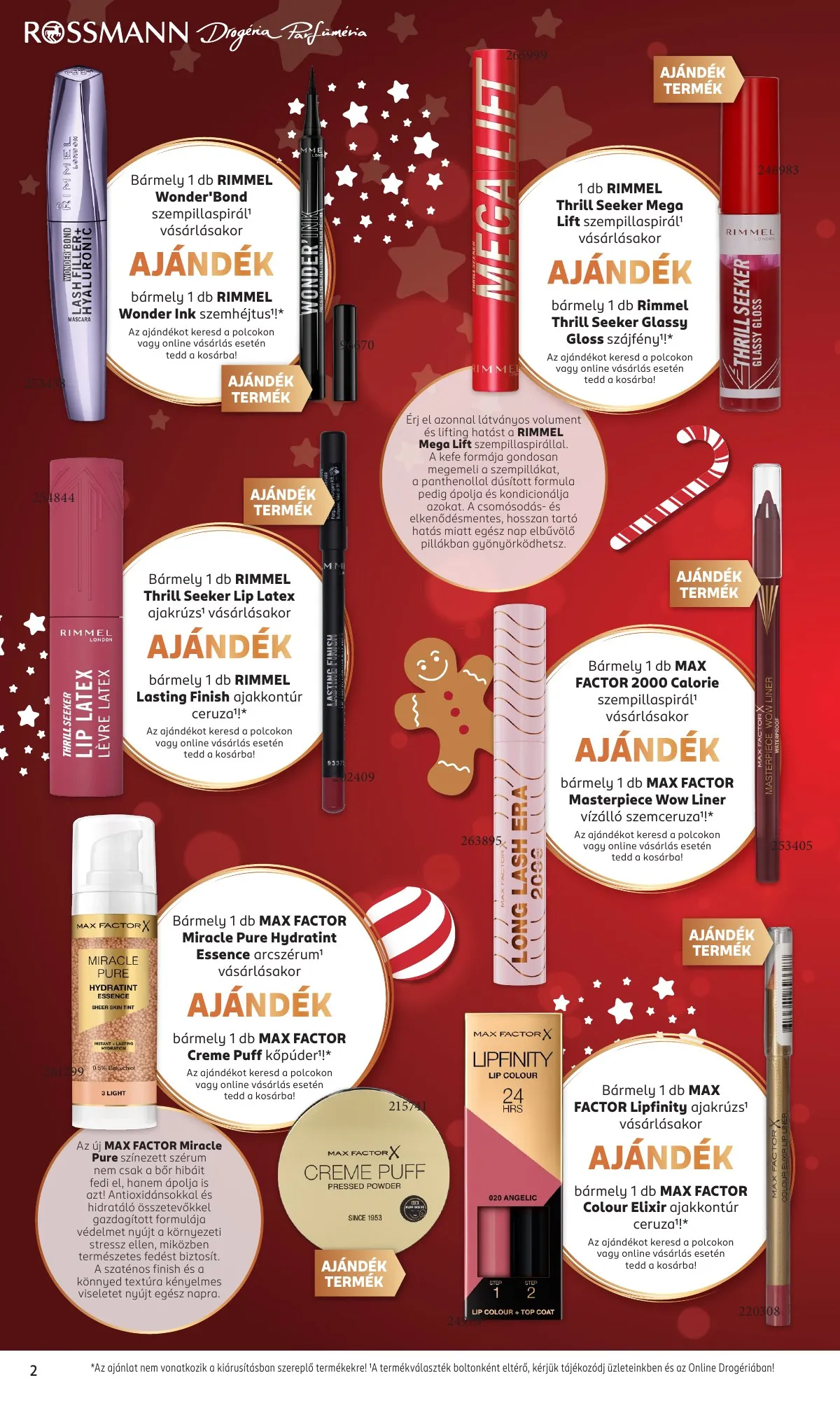 Rossmann akciós újság Parfumeria 11.03–12.28 – 2. oldal