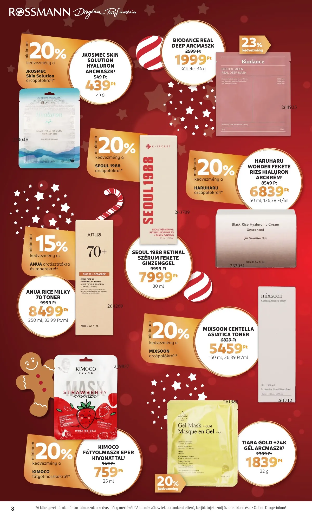 Rossmann akciós újság Parfumeria 11.03–12.28 – 8. oldal