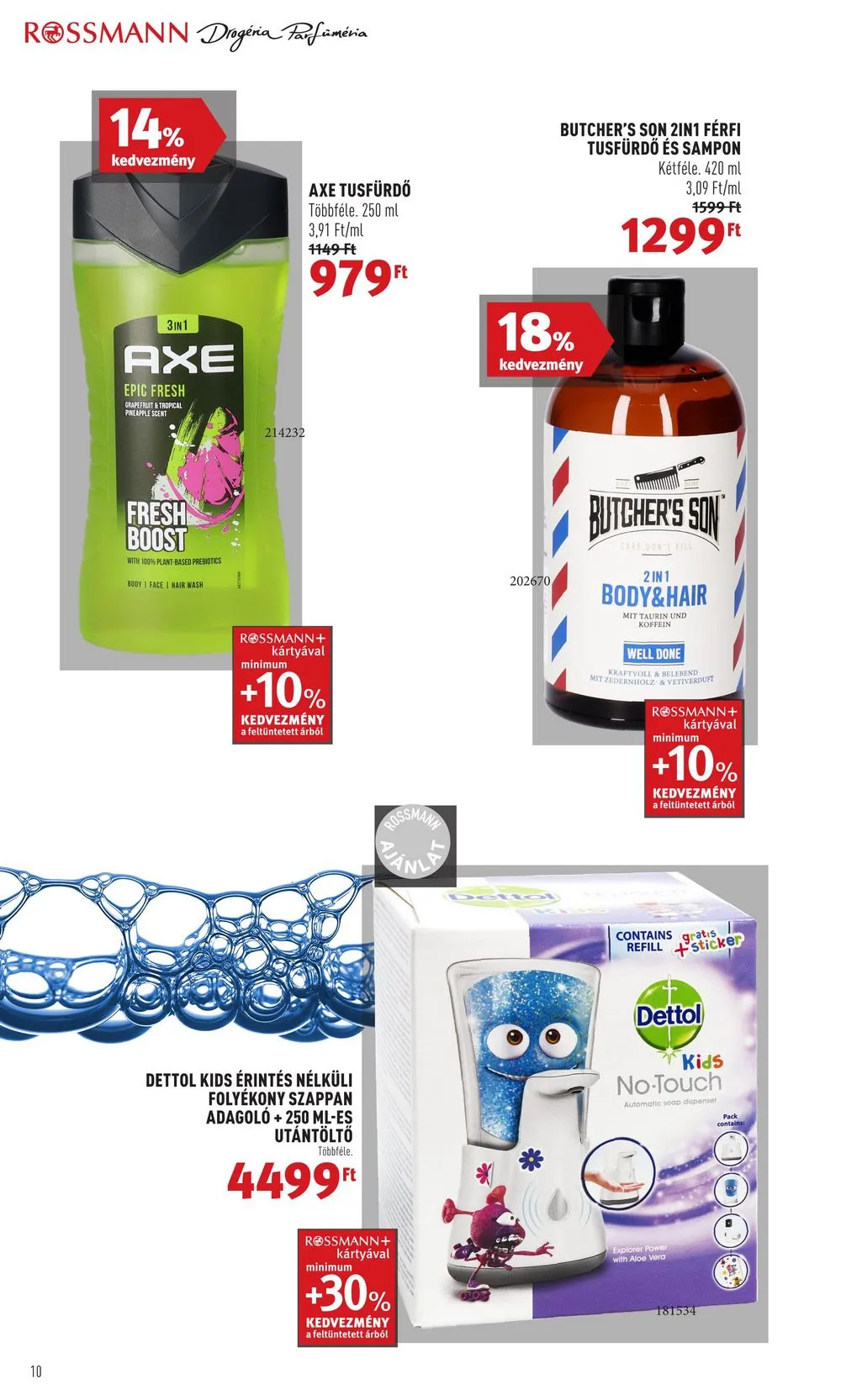 Rossmann akciós újság Plus 12.12–12.16 – 10. oldal
