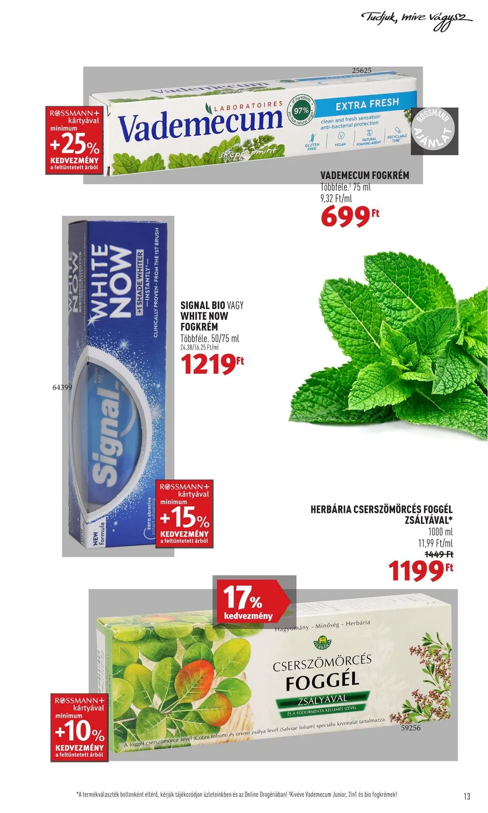 Rossmann akciós újság Plus 12.12–12.16 – 13. oldal