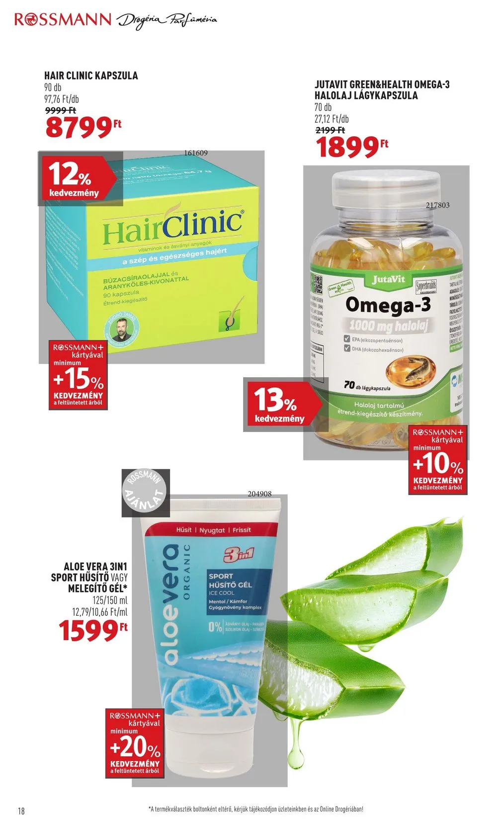 Rossmann akciós újság Plus 12.12–12.16 – 18. oldal