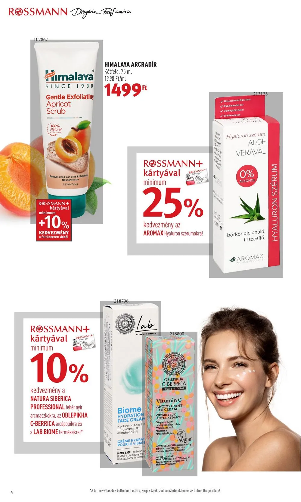Rossmann akciós újság Plus 12.12–12.16 – 4. oldal