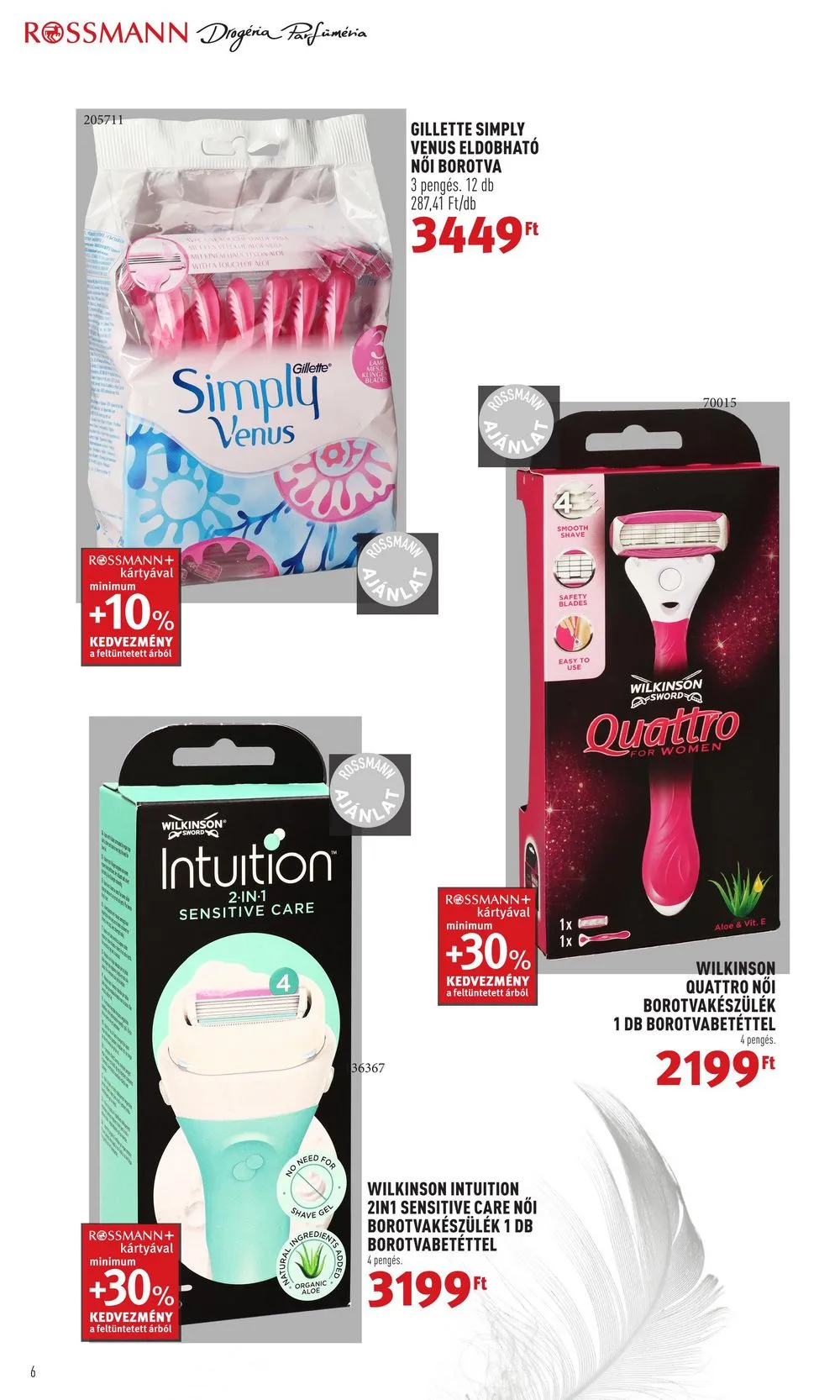 Rossmann akciós újság Plus 12.12–12.16 – 6. oldal