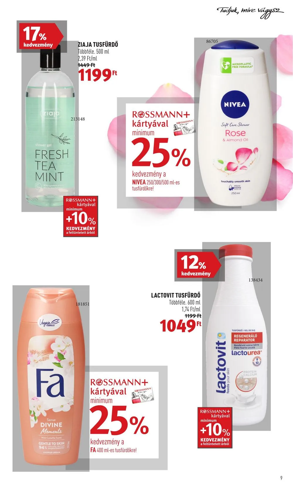 Rossmann akciós újság Plus 12.12–12.16 – 9. oldal