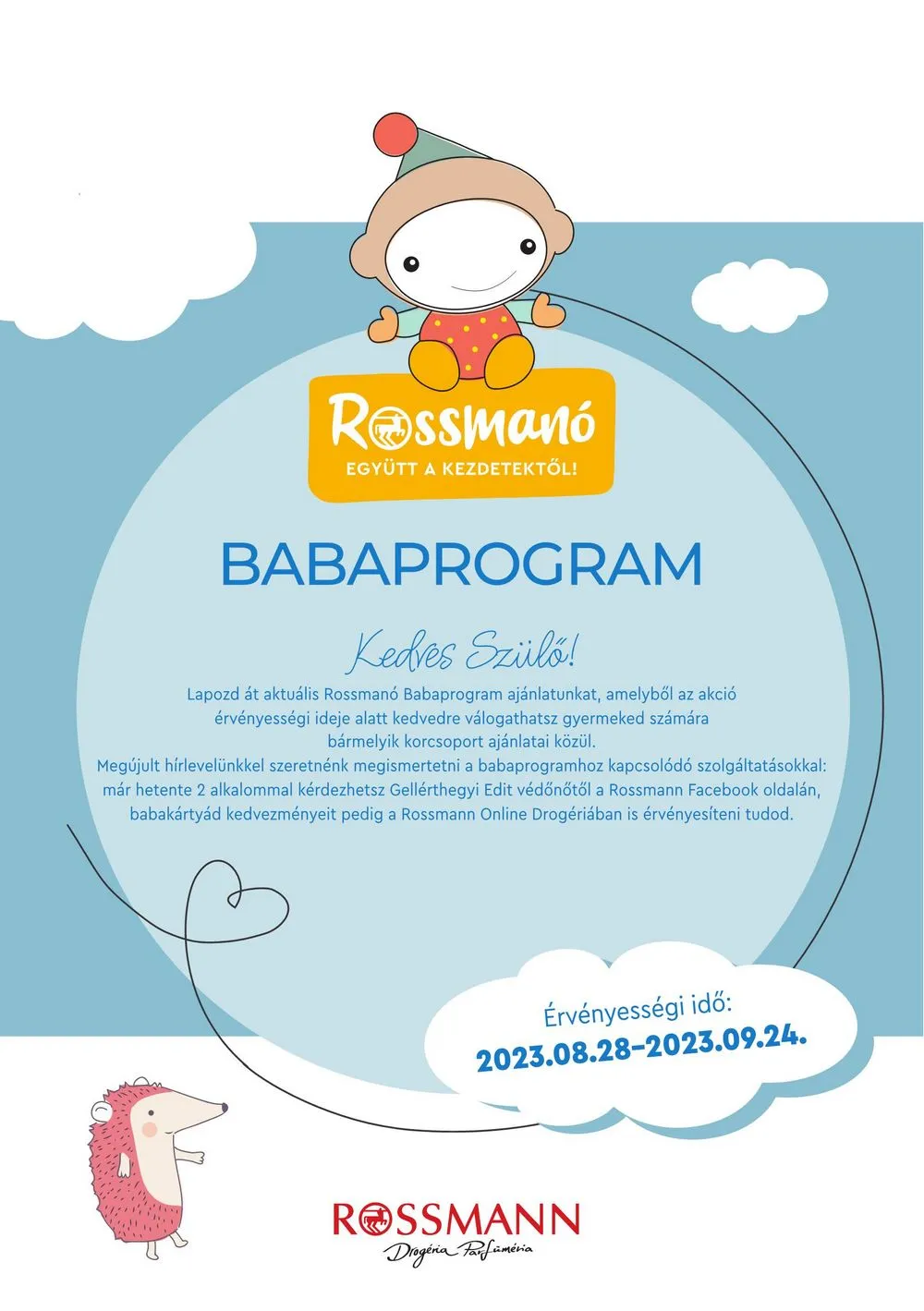Rossmano akciós újság 08.28–09.24