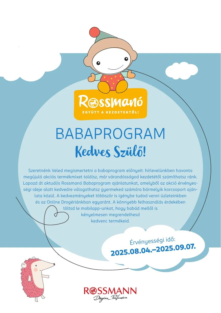 Rossmano akciós újság 08.04–09.07