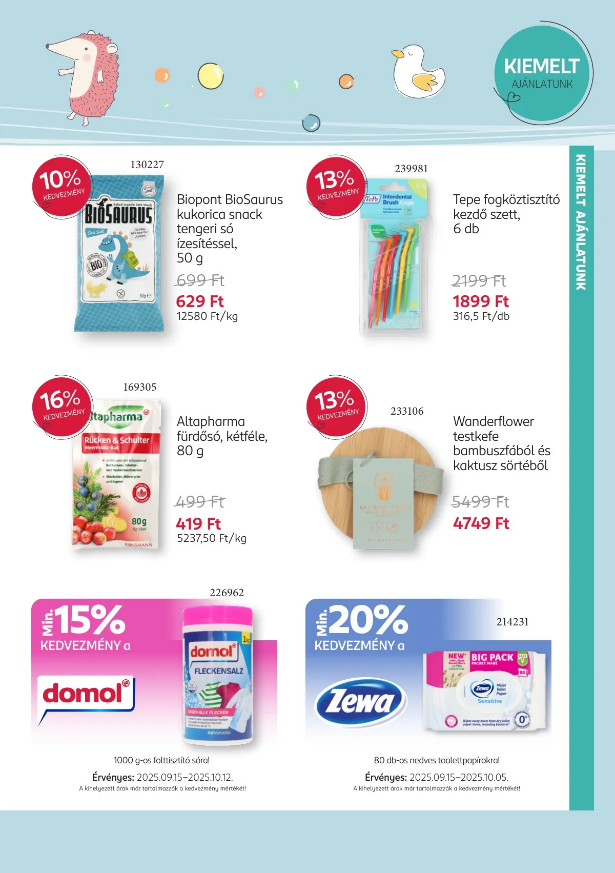 Rossmano akciós újság 09.15–10.12 – 3. oldal