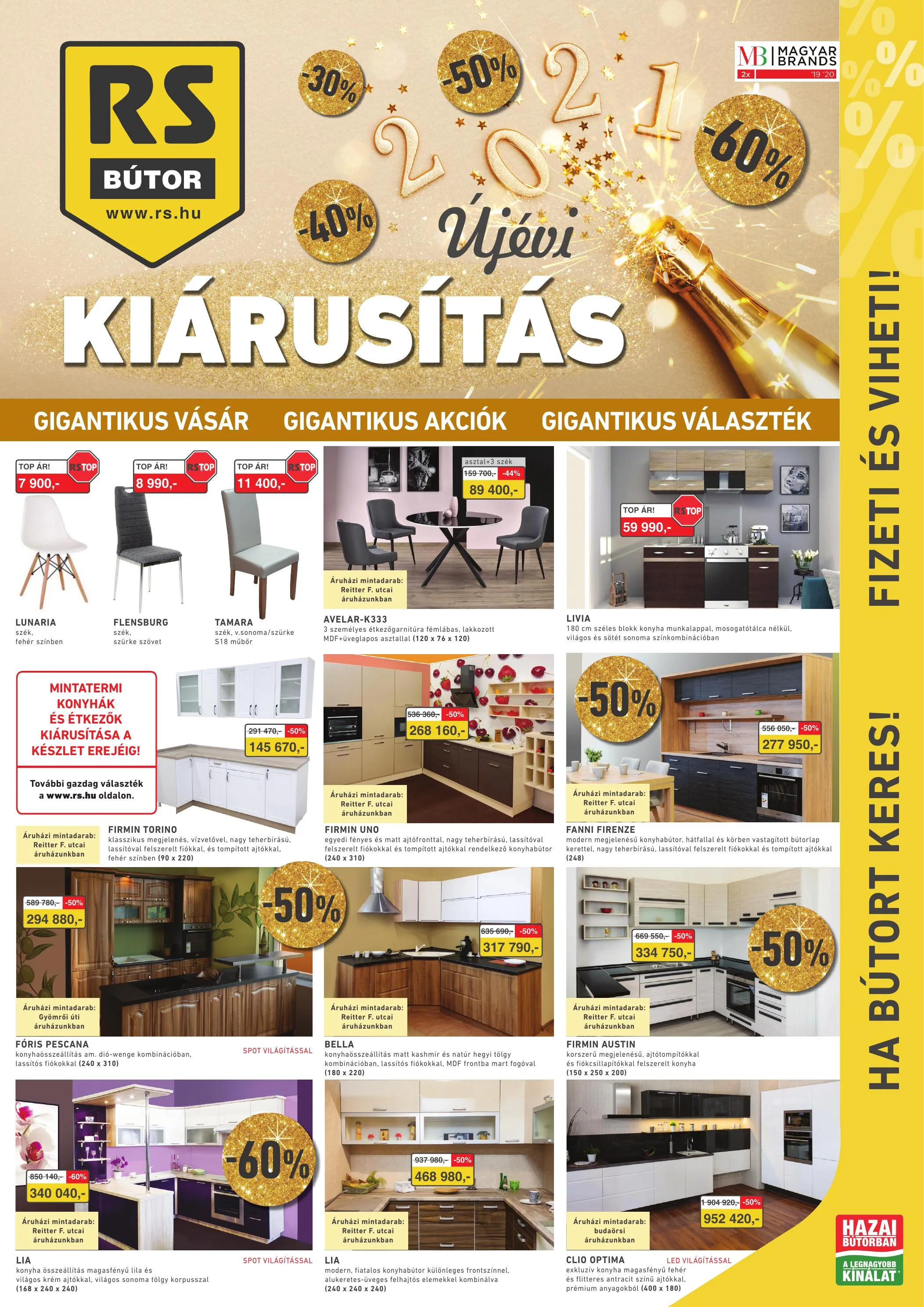 Rs akciós újság Bútor 01.04–01.30