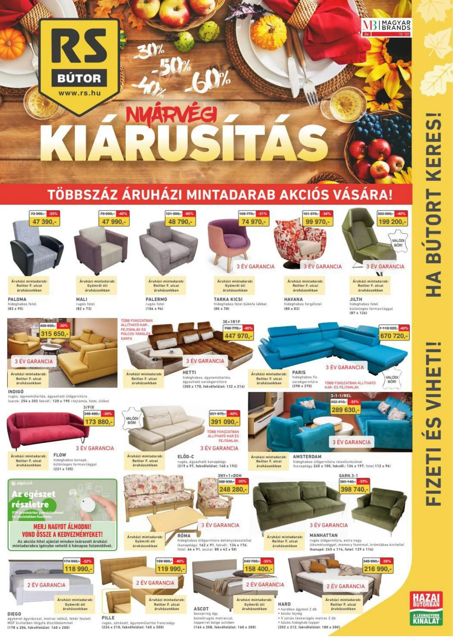 Rs akciós újság Bútor 09.01–09.30