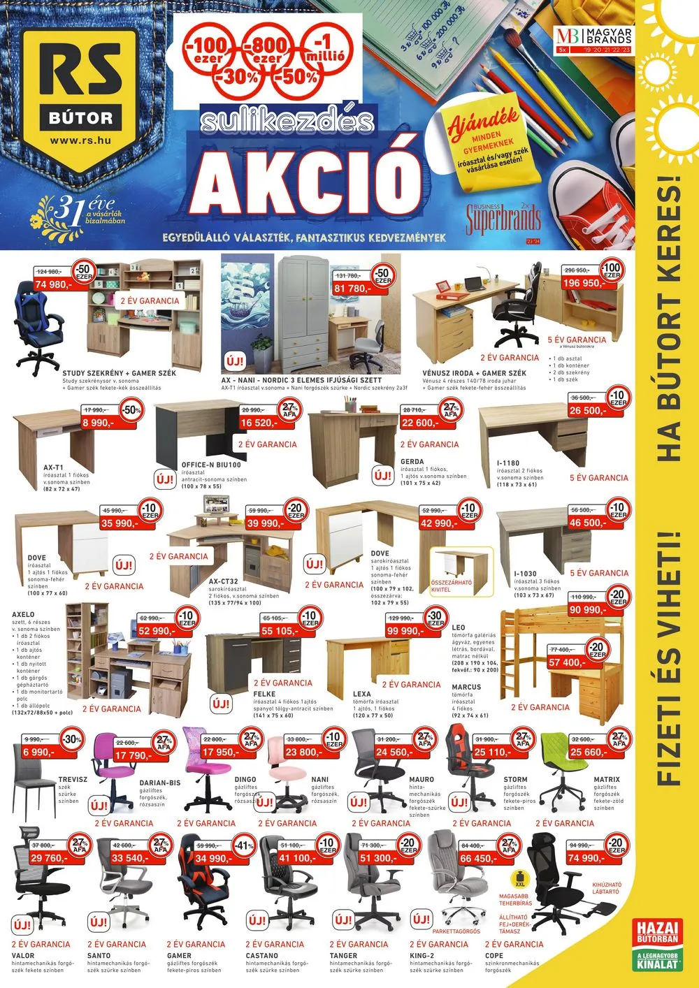 Rs akciós újság Bútor 08.01–08.28