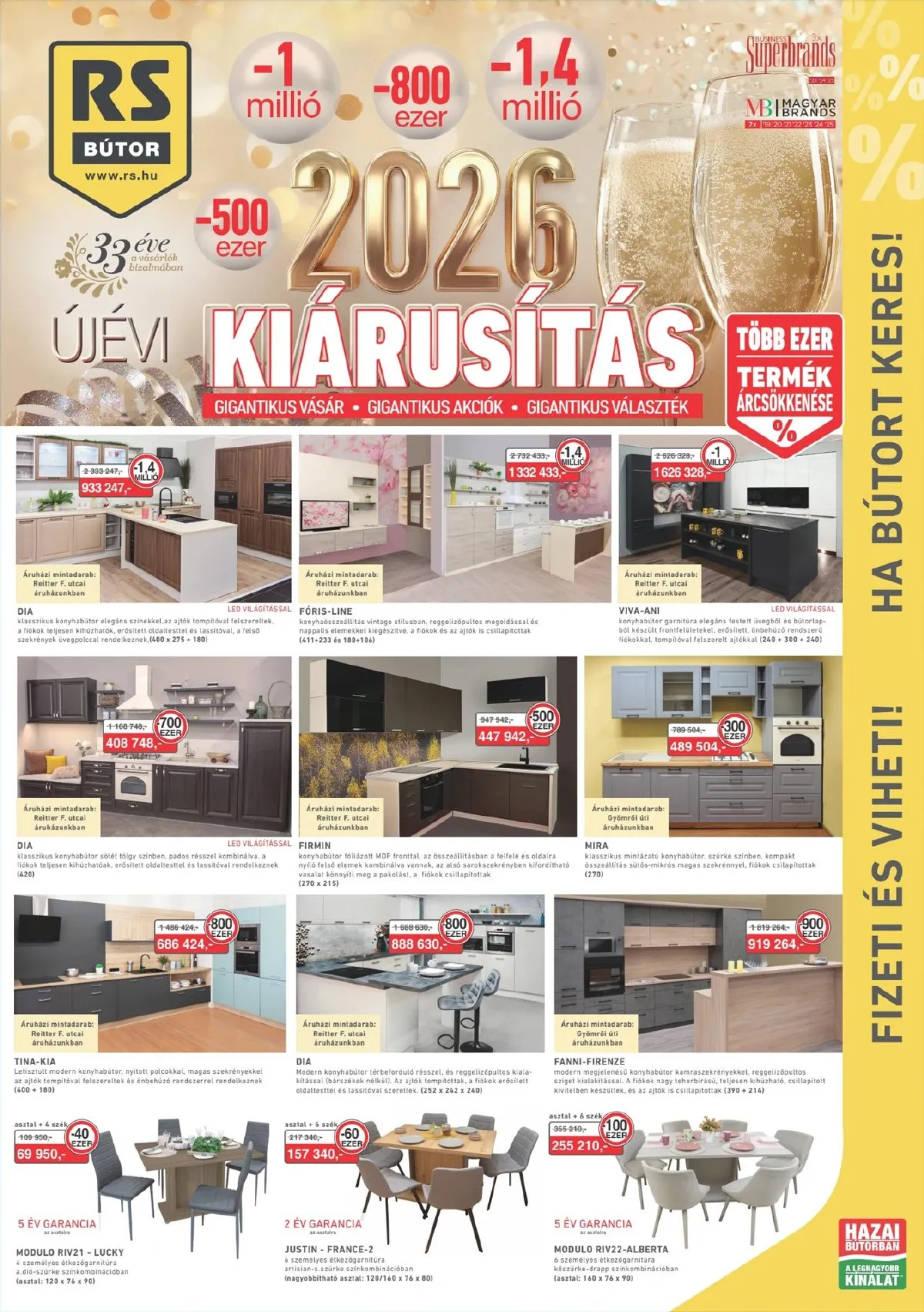Rs akciós újság Bútor 01.02–01.29