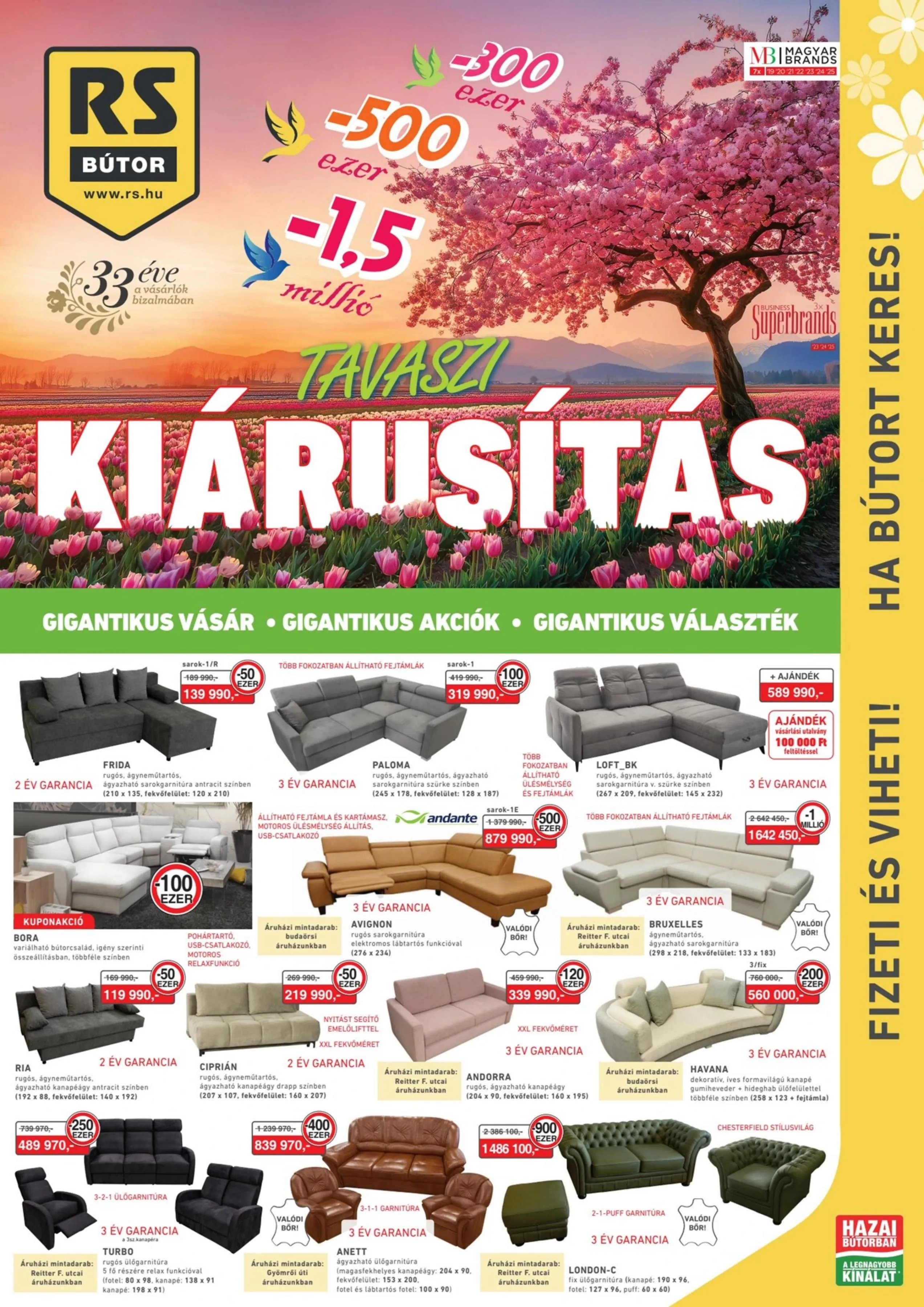 Rs akciós újság Bútor 04.01–04.29