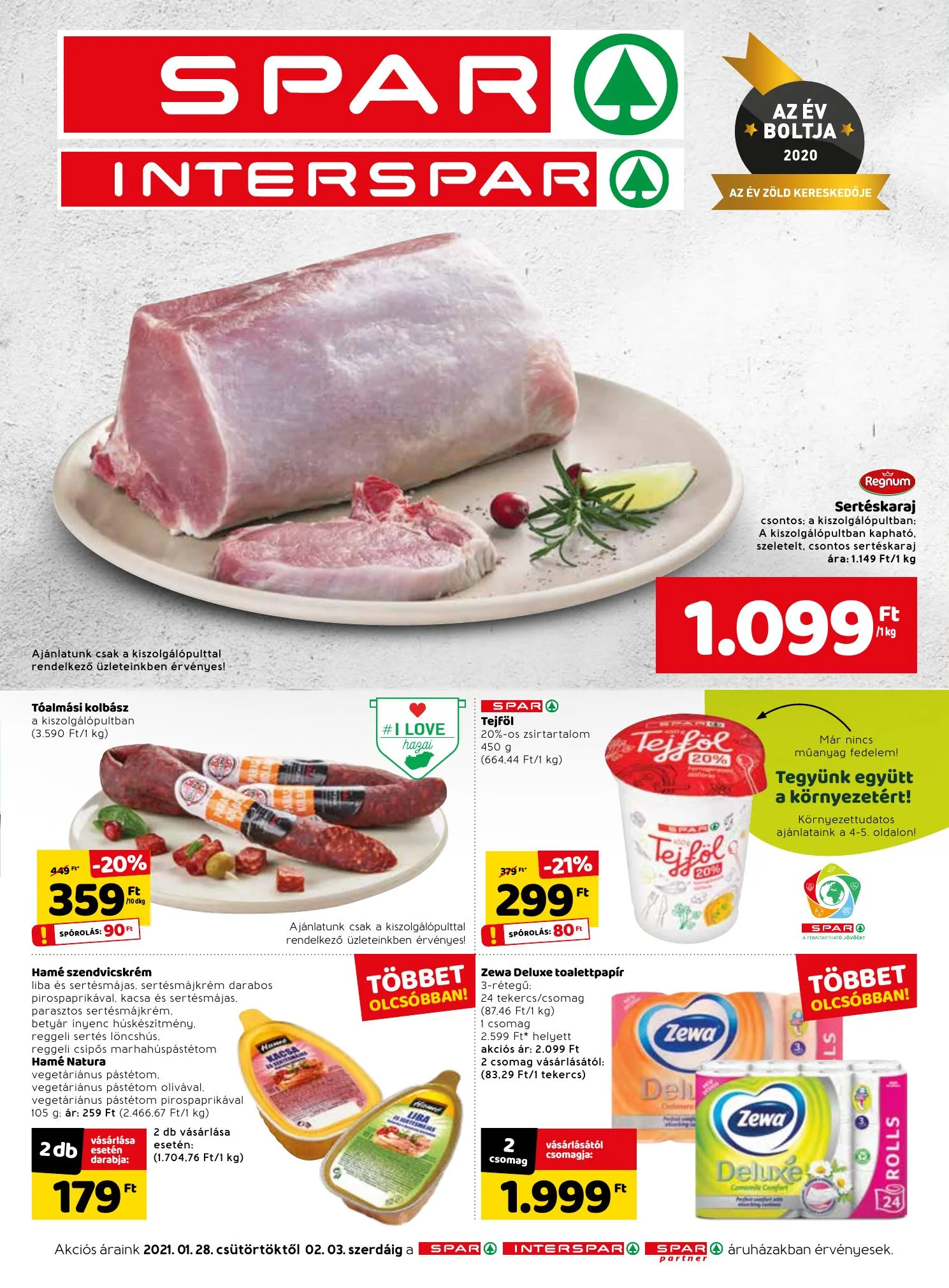 Spar akciós újság 01.28–02.03
