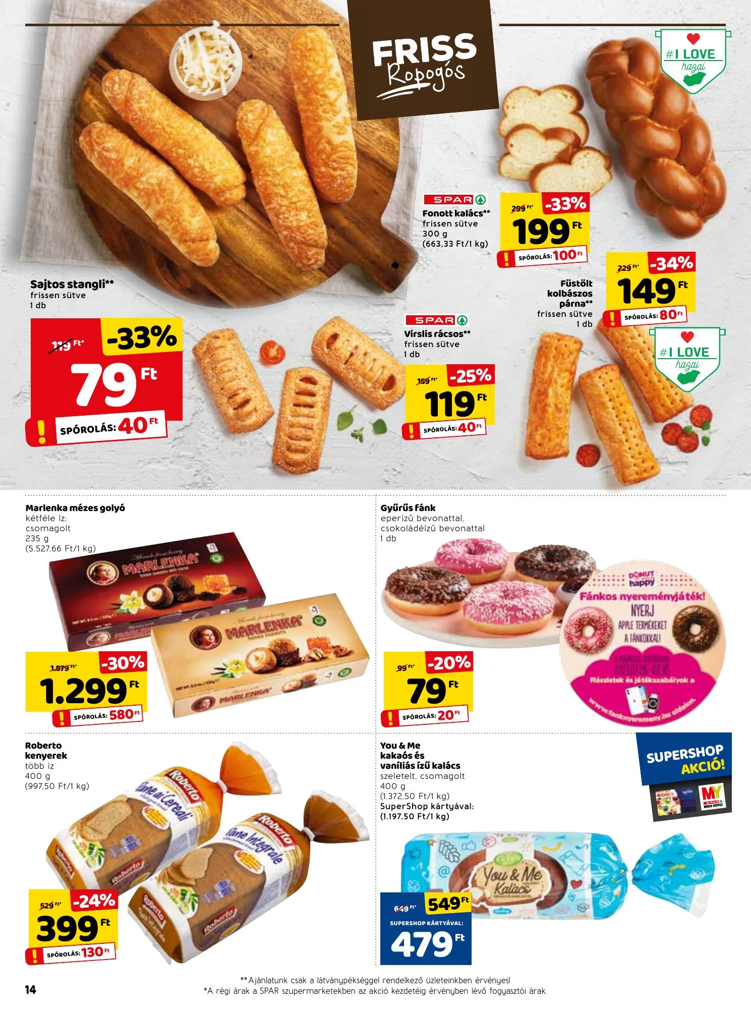 Spar akciós újság 01.28–02.03 – 14. oldal