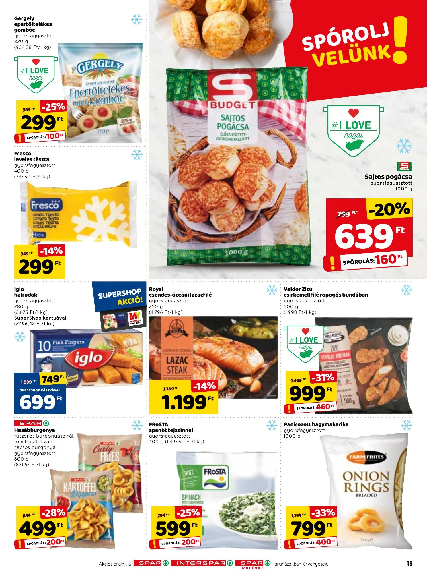 Spar akciós újság 01.28–02.03 – 15. oldal