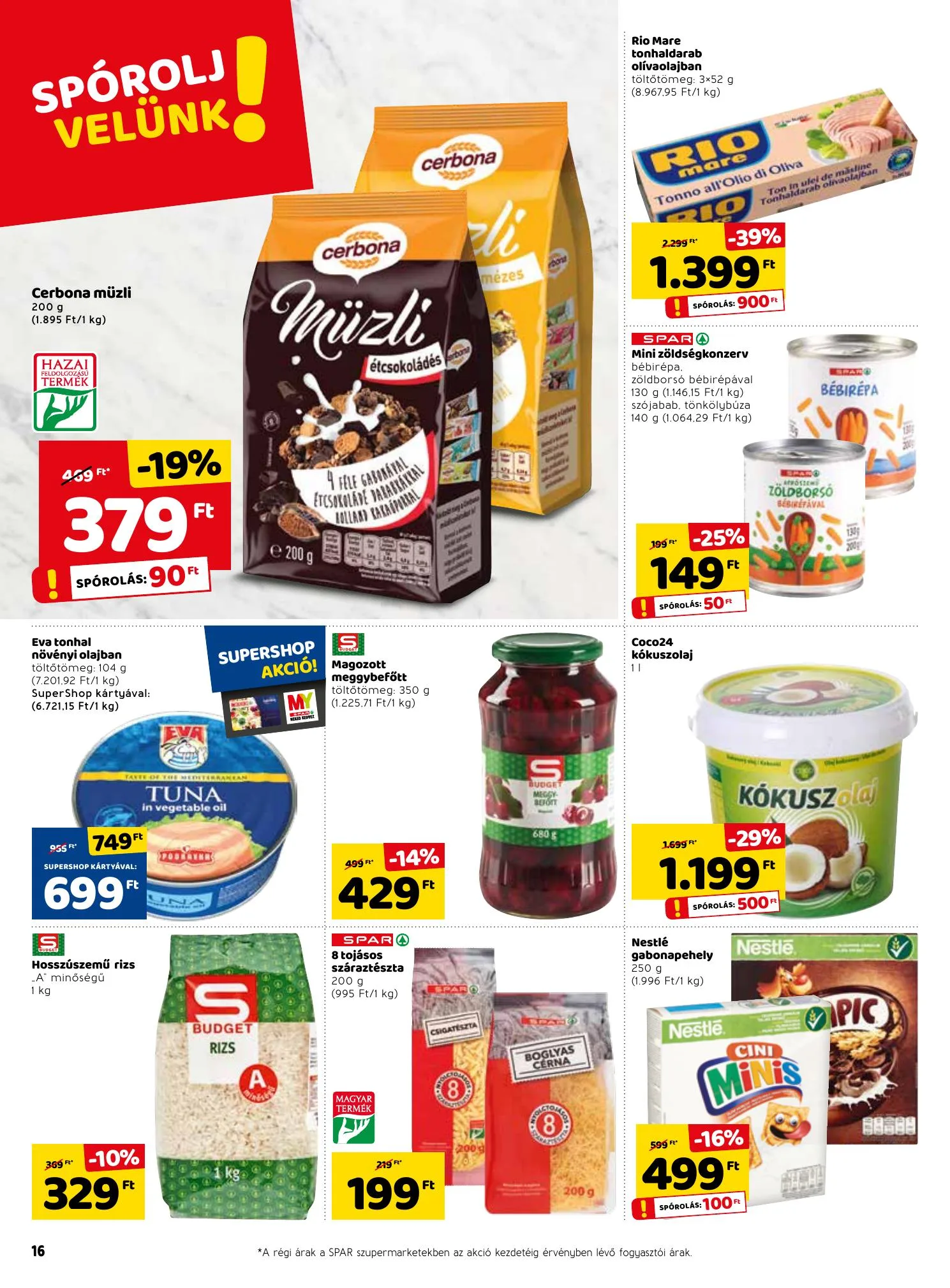 Spar akciós újság 01.28–02.03 – 16. oldal