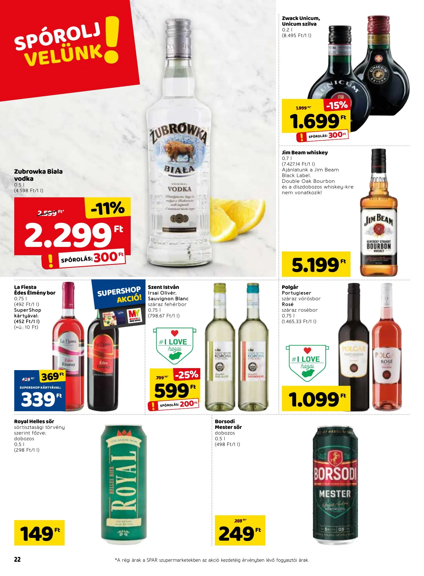 Spar akciós újság 01.28–02.03 – 22. oldal