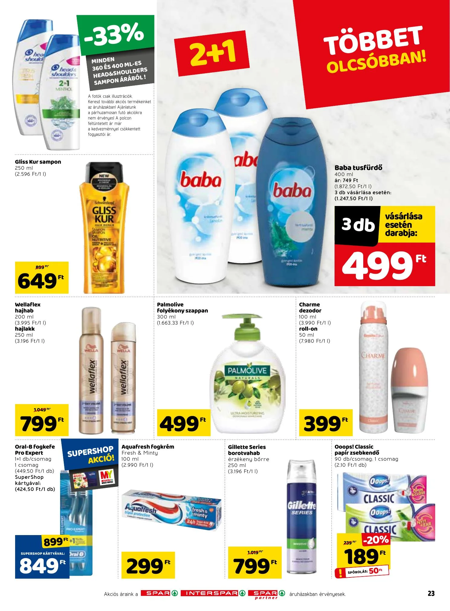 Spar akciós újság 01.28–02.03 – 23. oldal