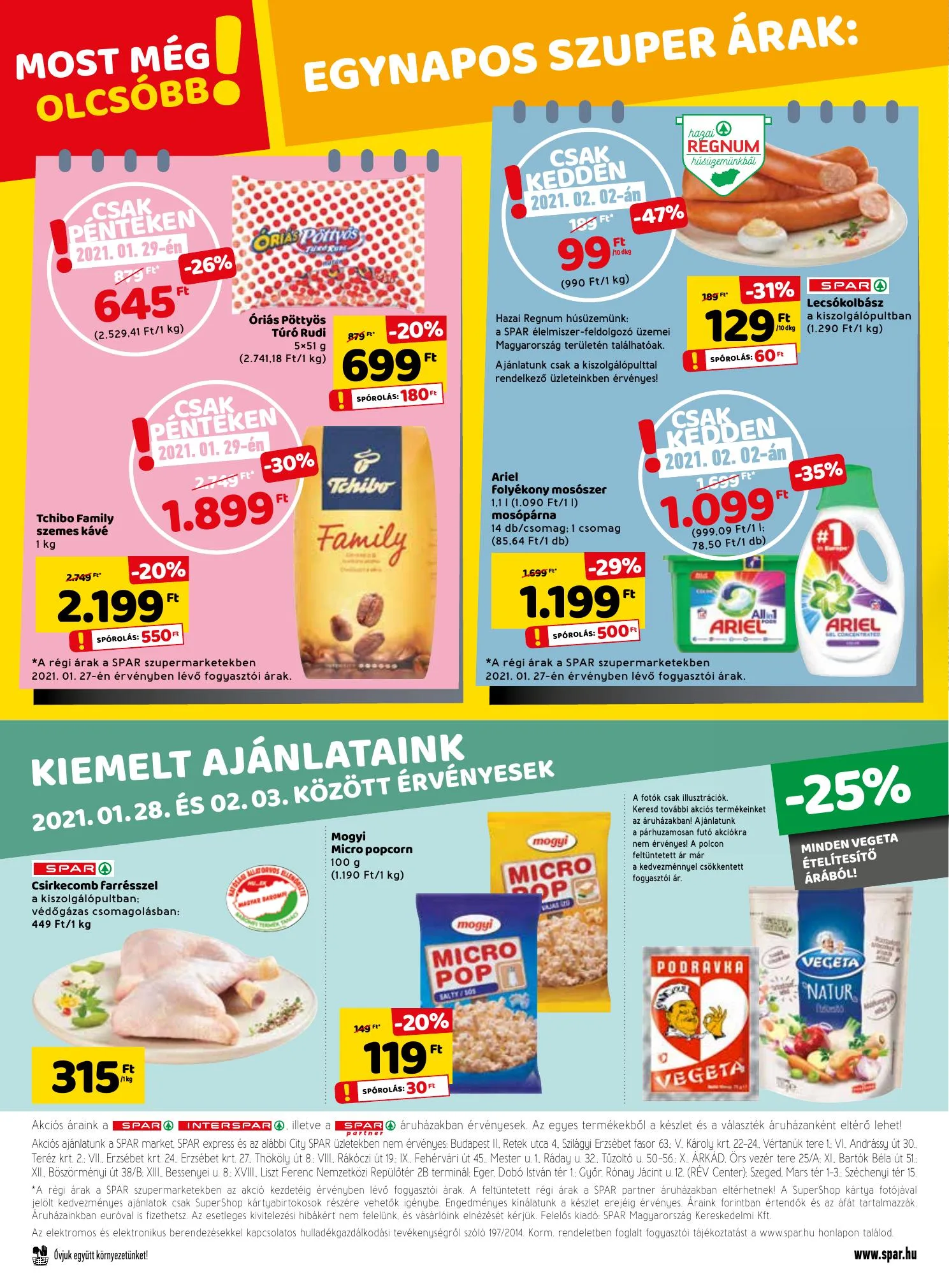 Spar akciós újság 01.28–02.03 – 28. oldal