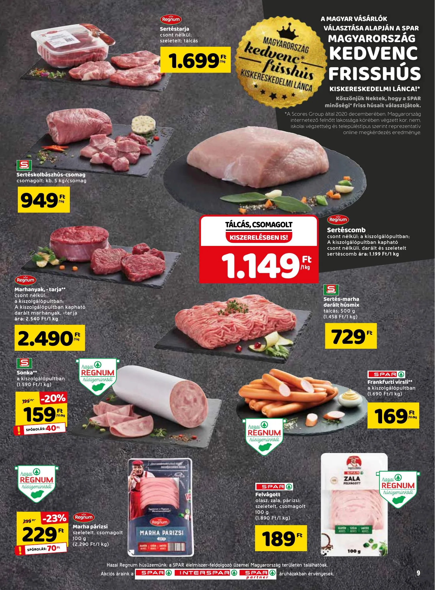 Spar akciós újság 01.28–02.03 – 9. oldal