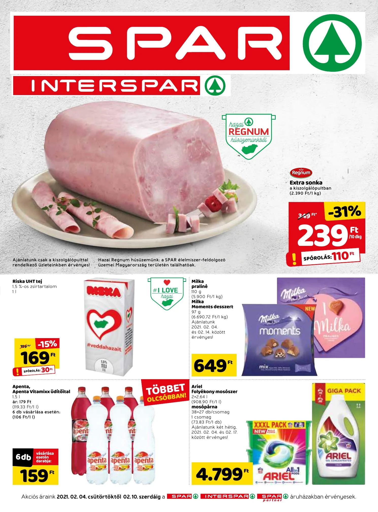 Spar akciós újság 02.04–02.10