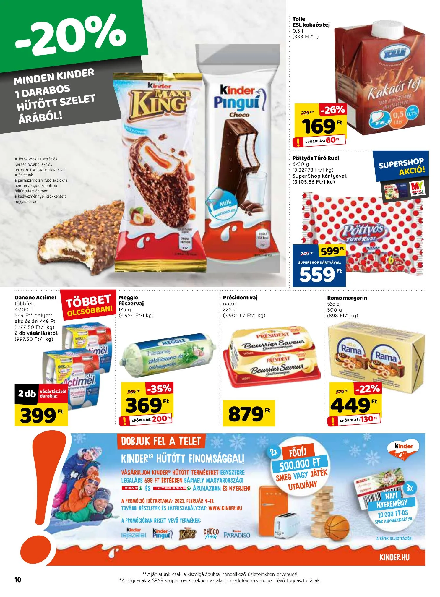 Spar akciós újság 02.04–02.10 – 10. oldal