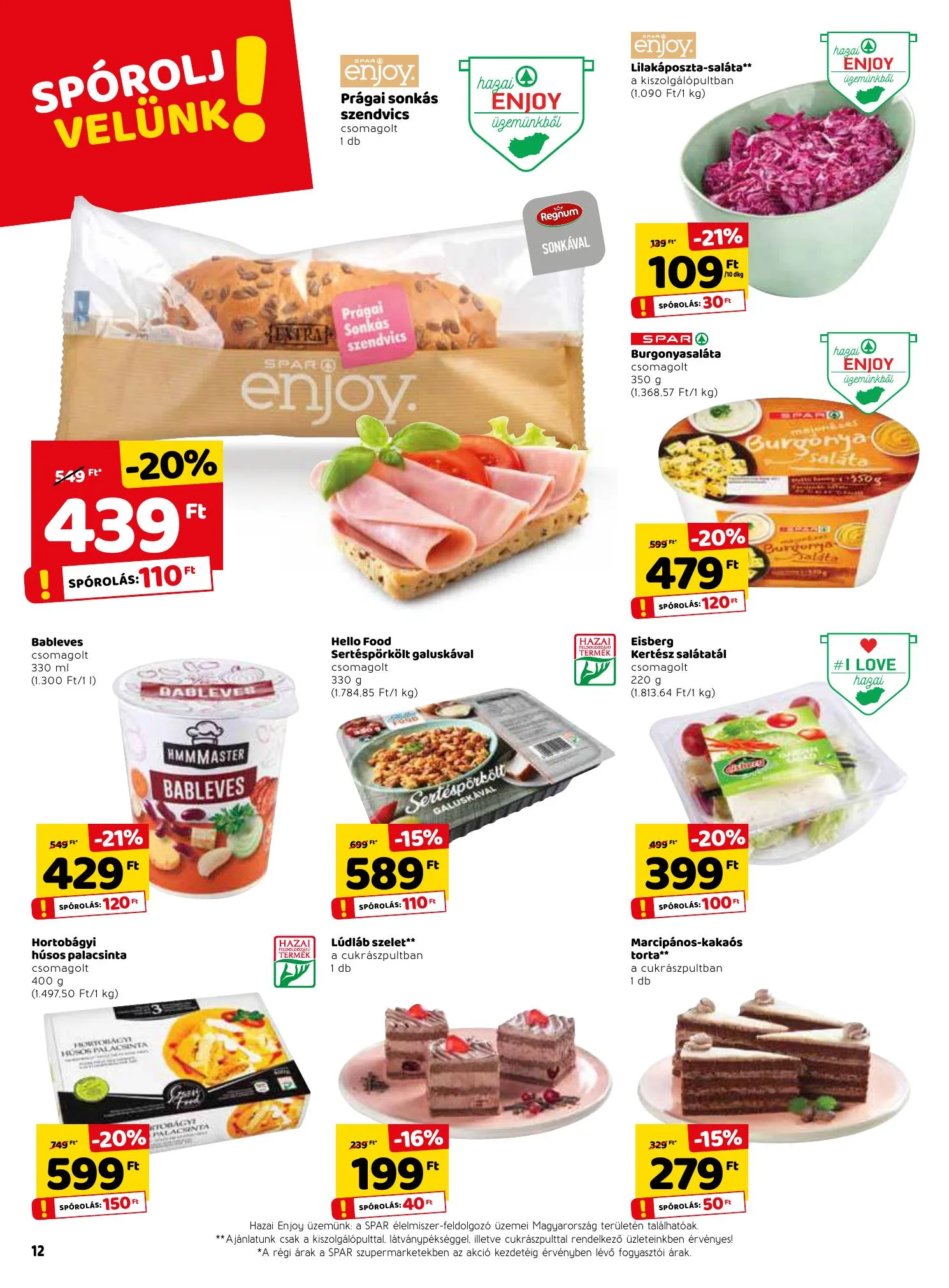 Spar akciós újság 02.04–02.10 – 12. oldal