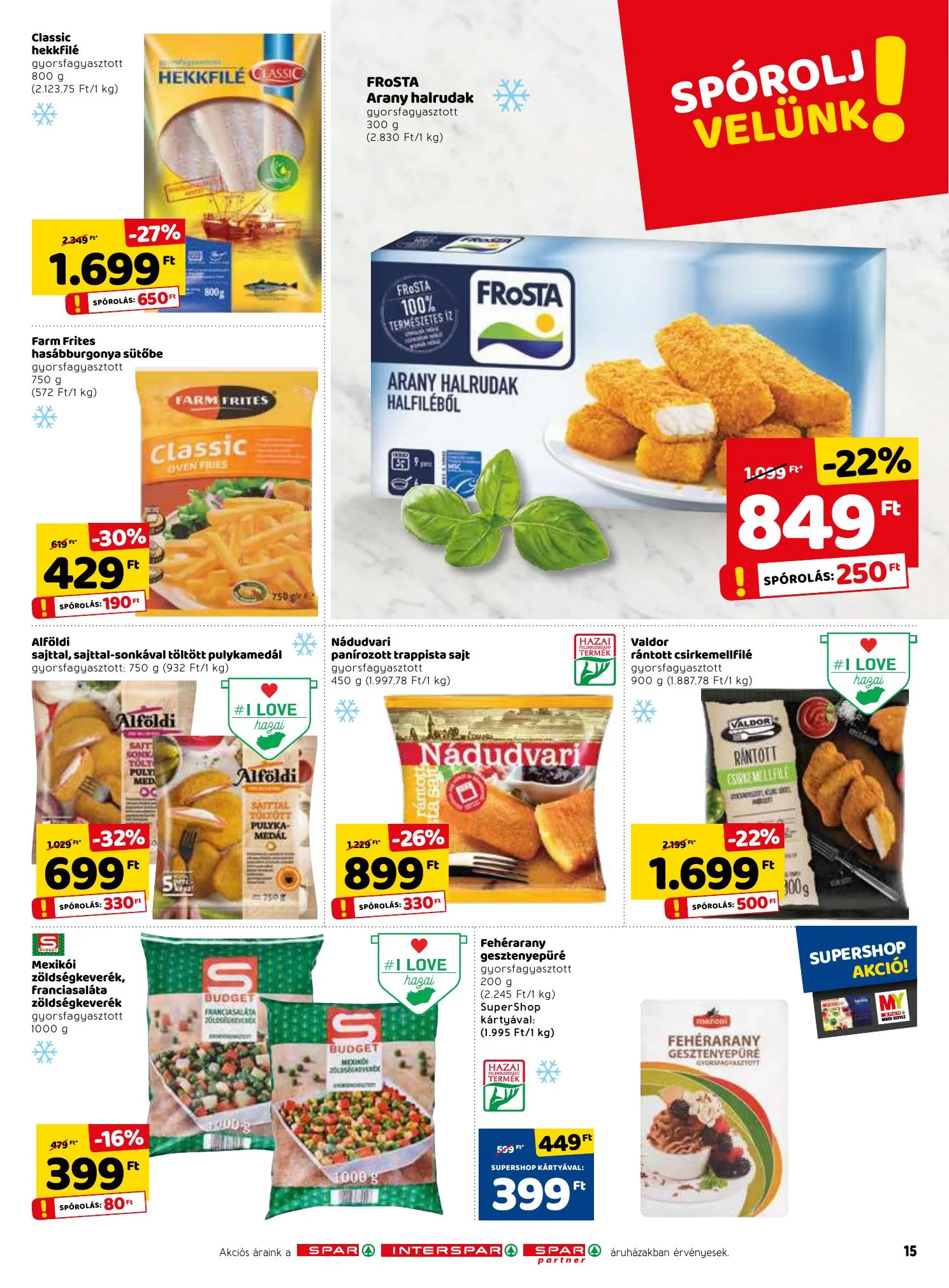 Spar akciós újság 02.04–02.10 – 15. oldal
