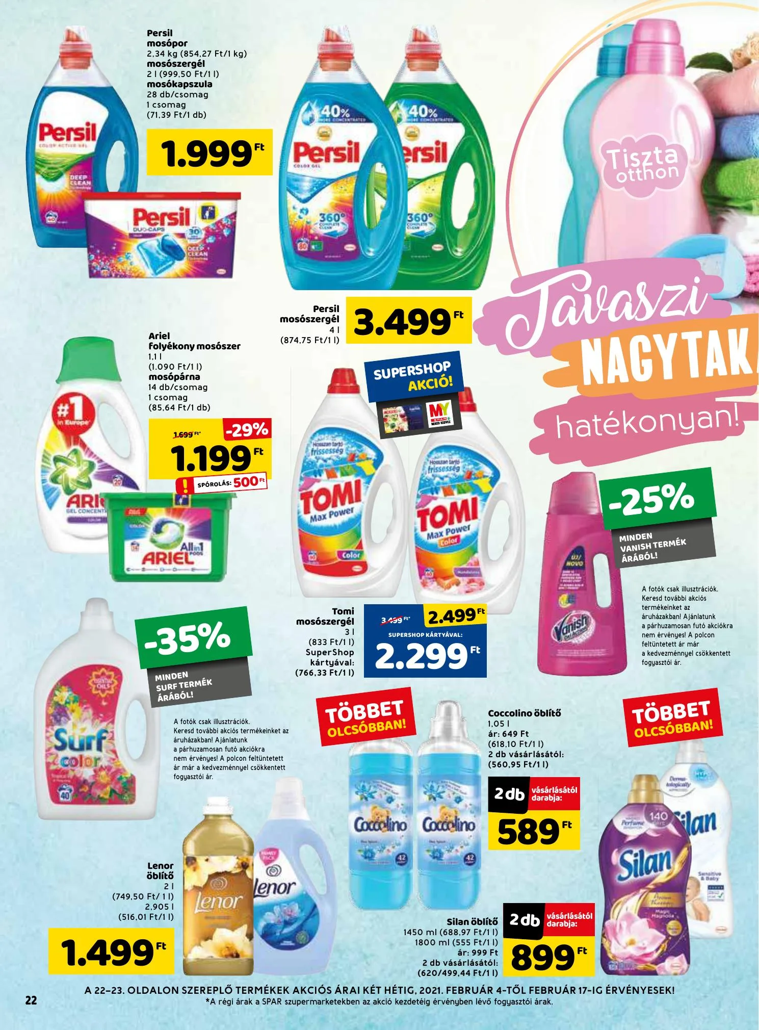 Spar akciós újság 02.04–02.10 – 22. oldal