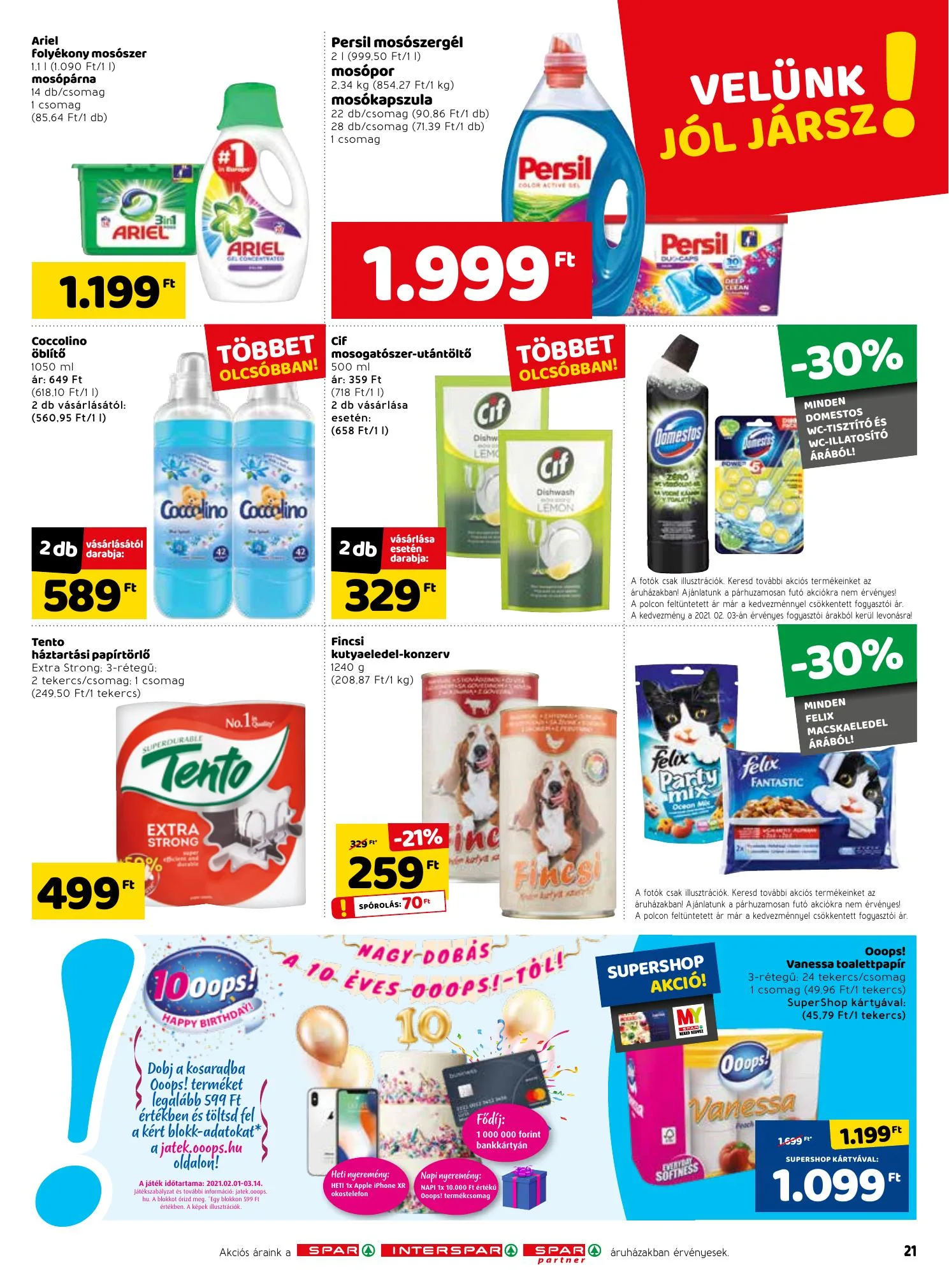 Spar akciós újság 02.11–02.17 – 21. oldal