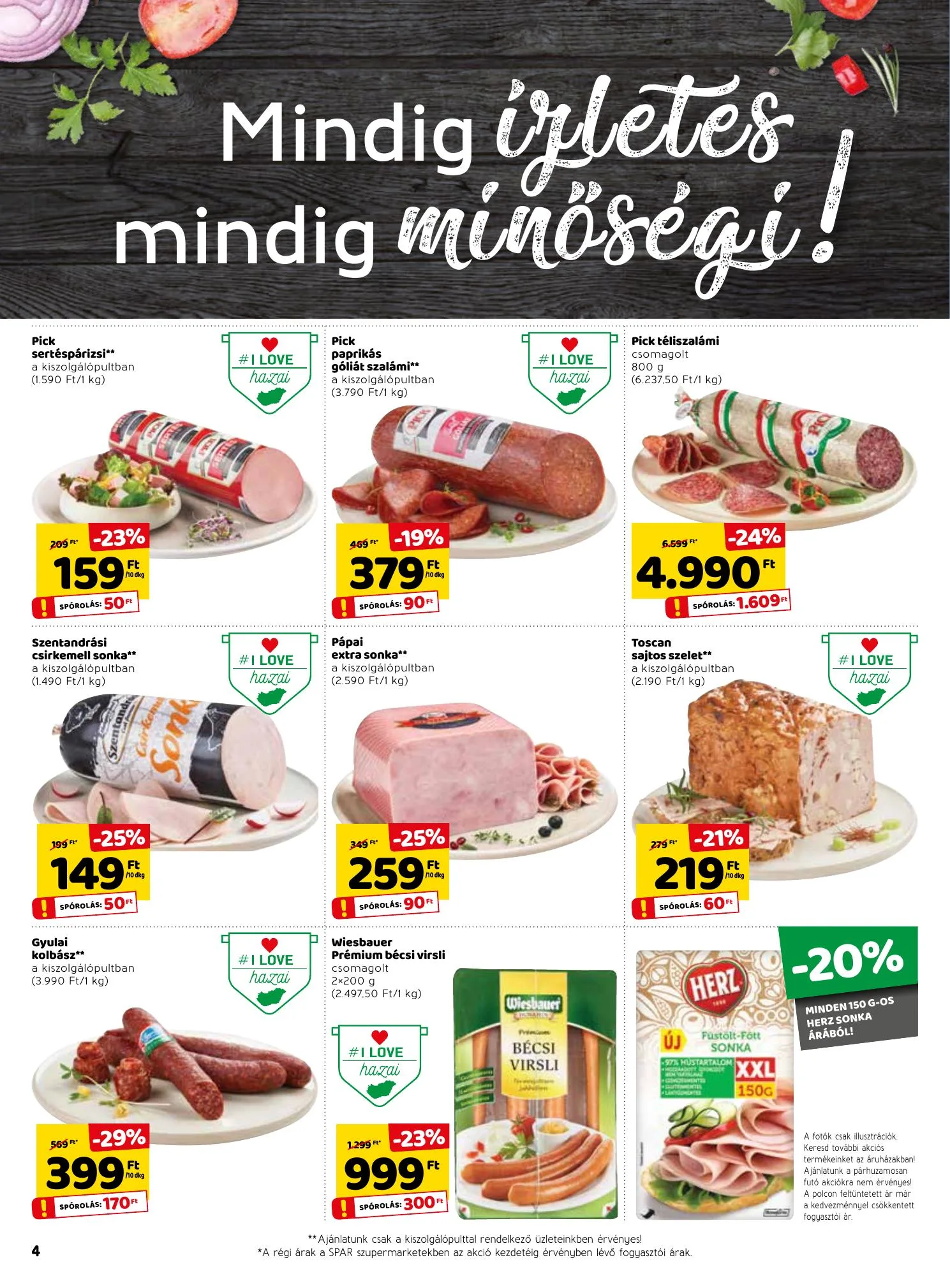 Spar akciós újság 02.11–02.17 – 4. oldal