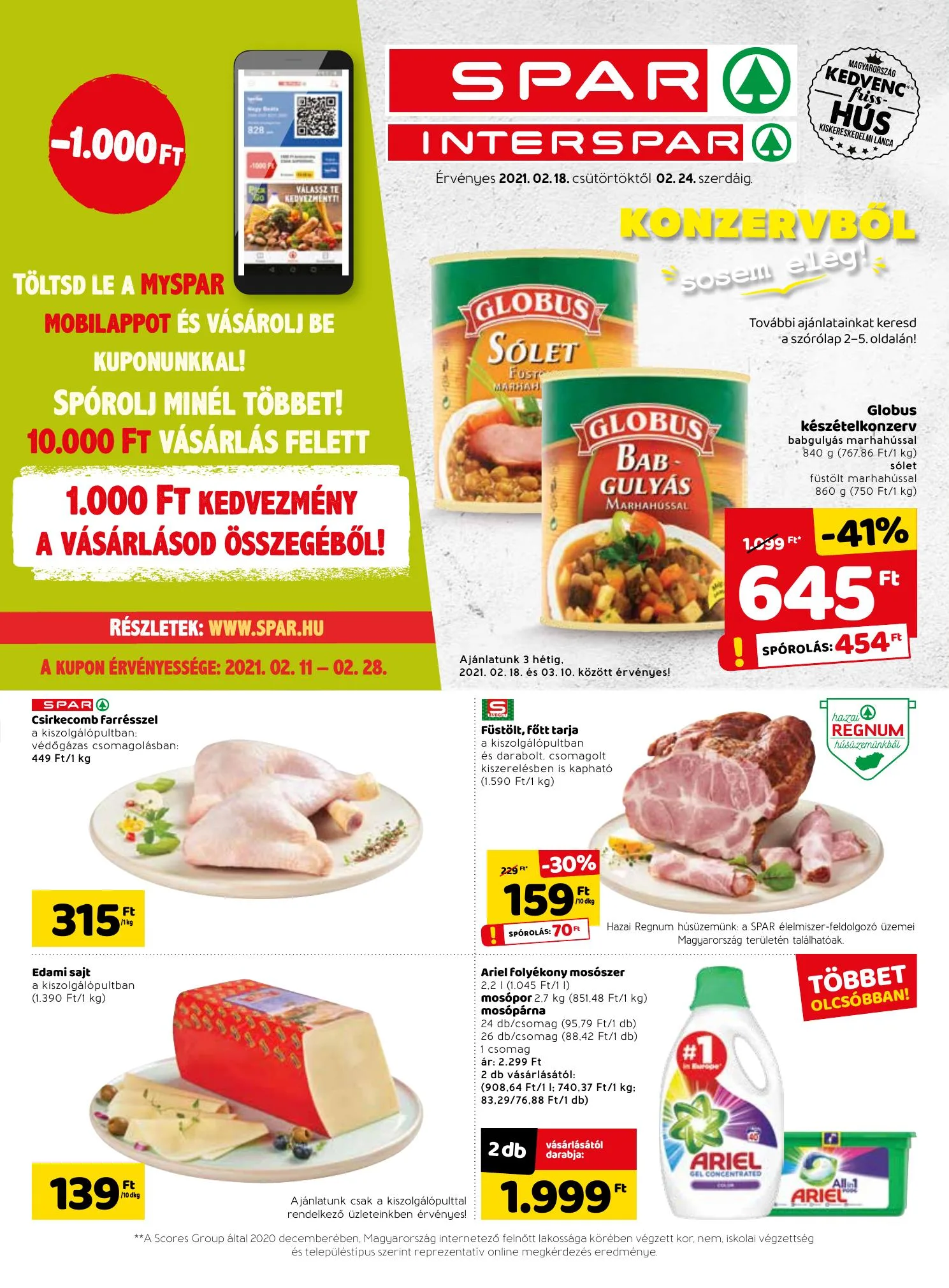 Spar akciós újság 02.18–02.24