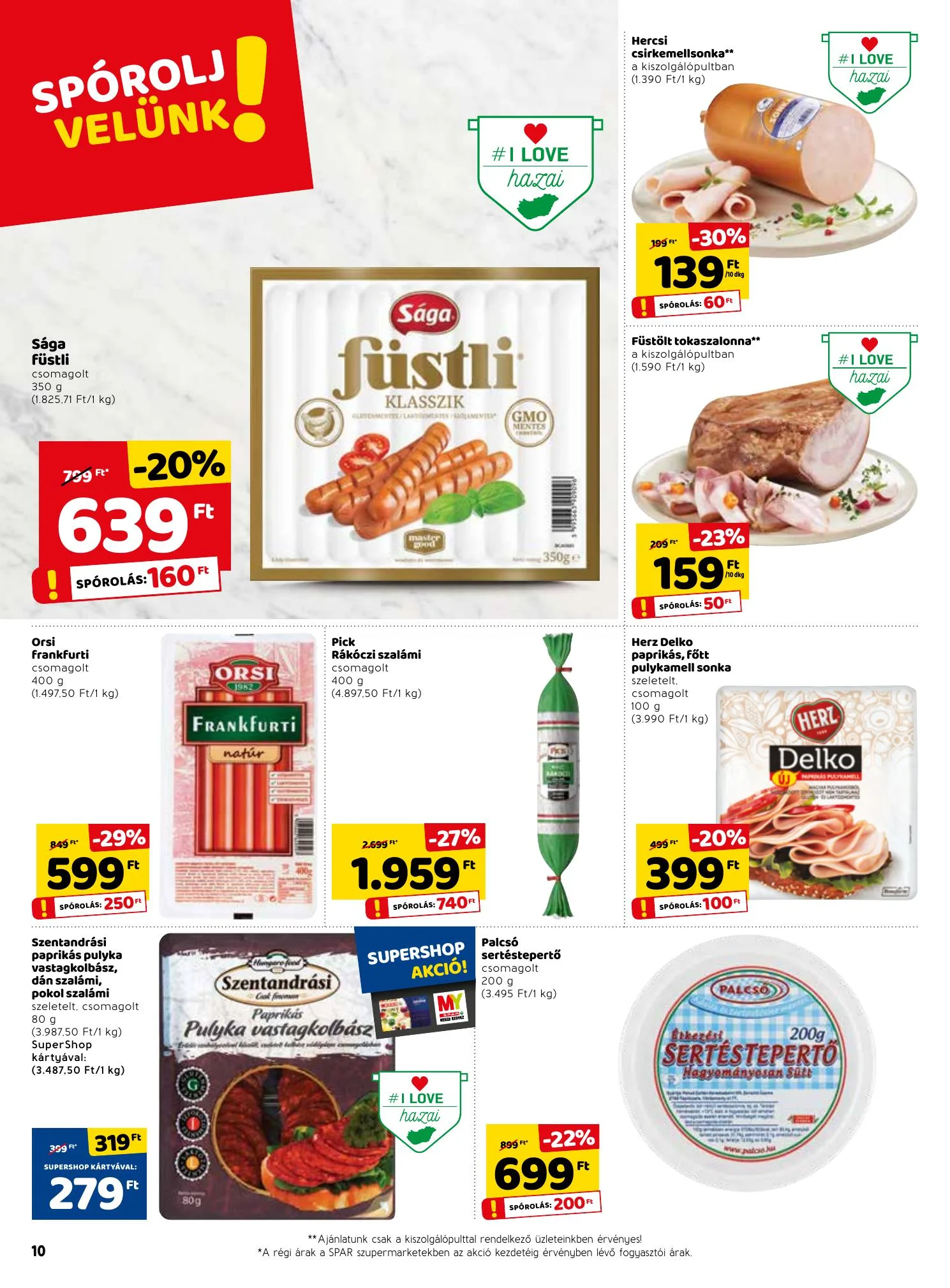 Spar akciós újság 02.18–02.24 – 10. oldal
