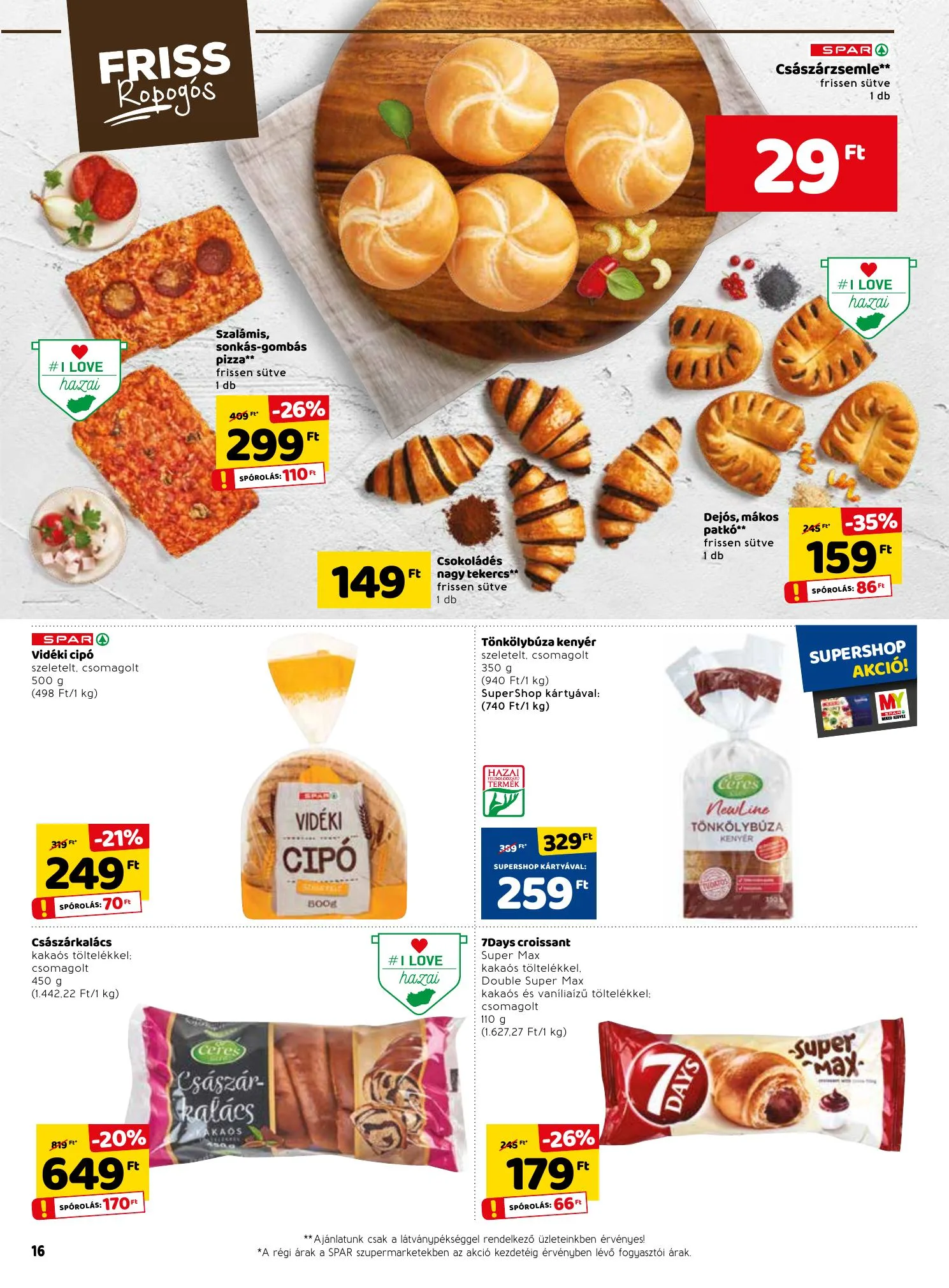 Spar akciós újság 02.18–02.24 – 16. oldal