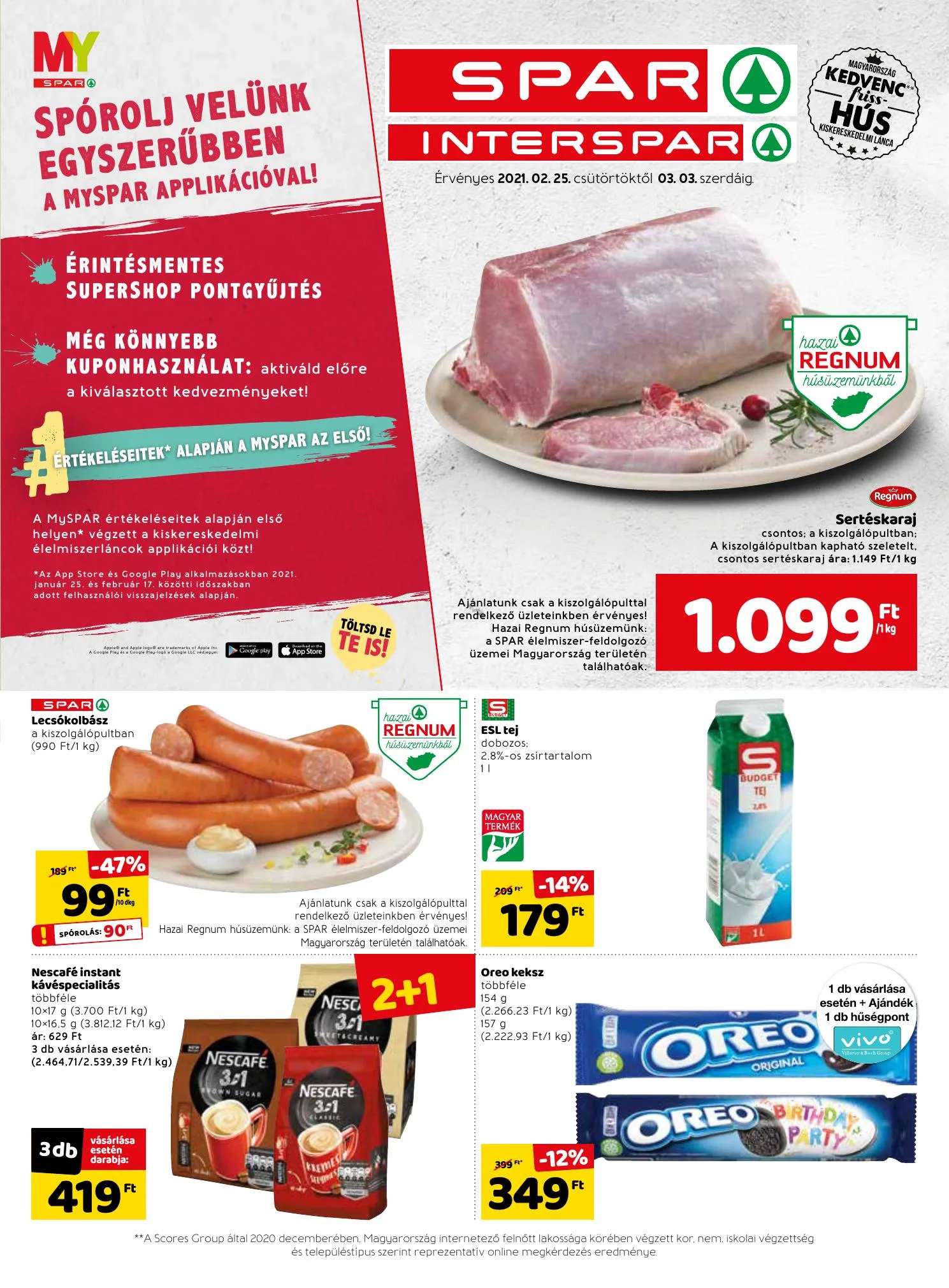 Spar akciós újság 02.25–03.03