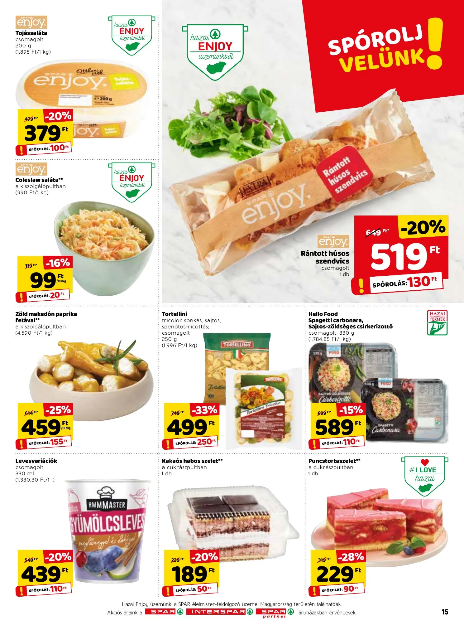 Spar akciós újság 02.25–03.03 – 15. oldal