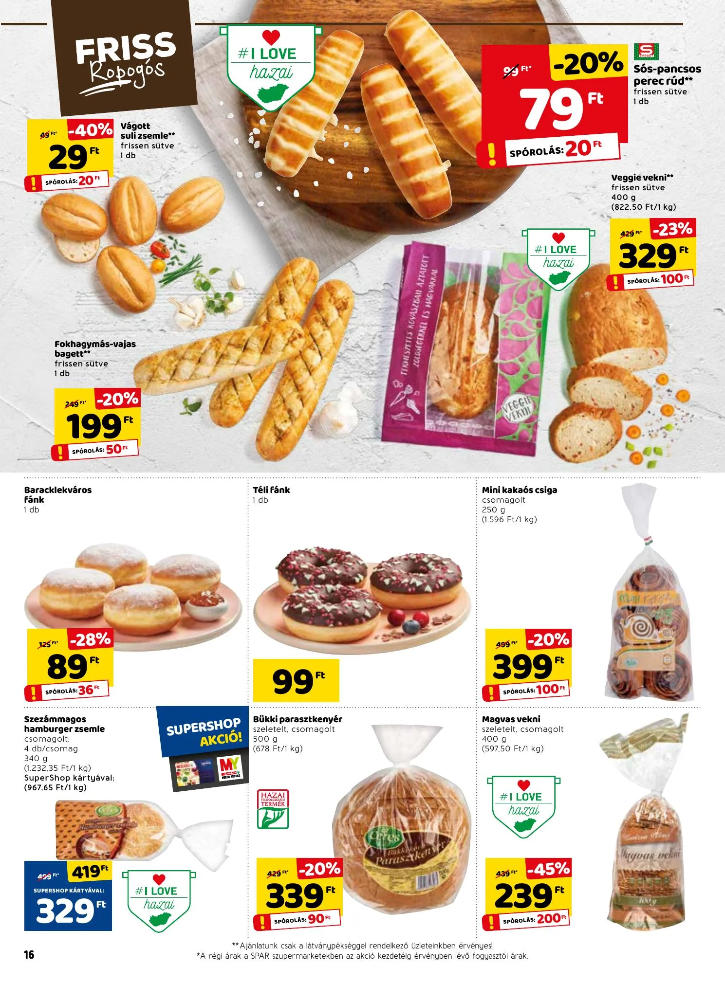 Spar akciós újság 02.25–03.03 – 16. oldal