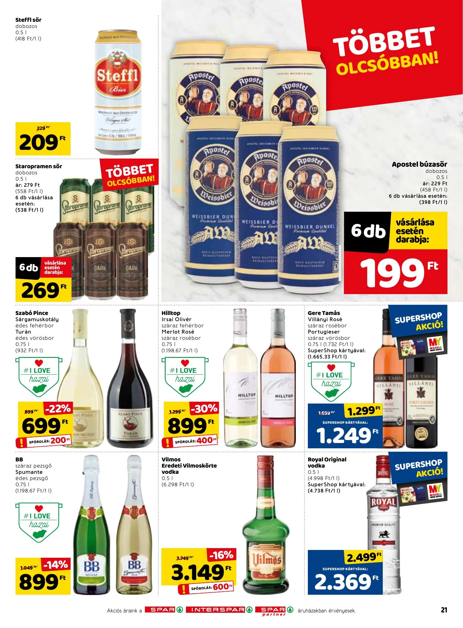 Spar akciós újság 02.25–03.03 – 21. oldal
