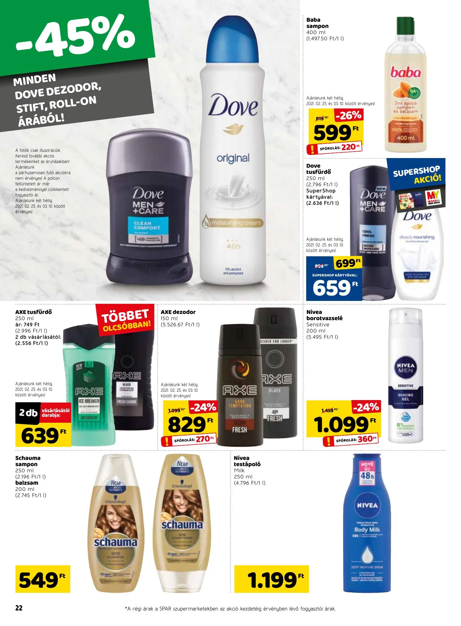 Spar akciós újság 02.25–03.03 – 22. oldal