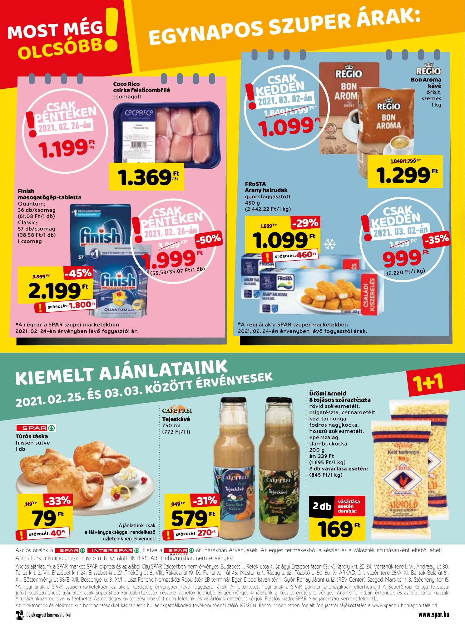 Spar akciós újság 02.25–03.03 – 28. oldal